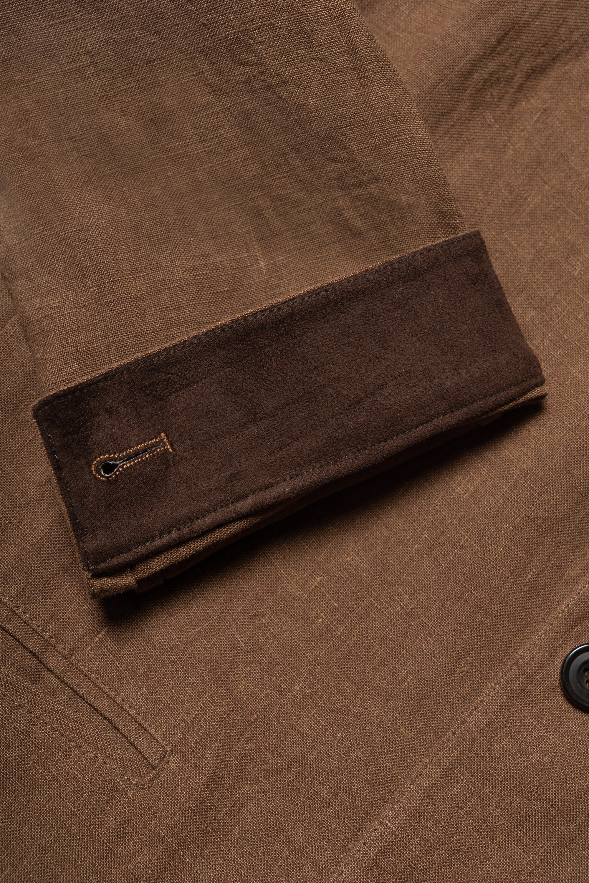 Brown Hemp Earl Jacket #282