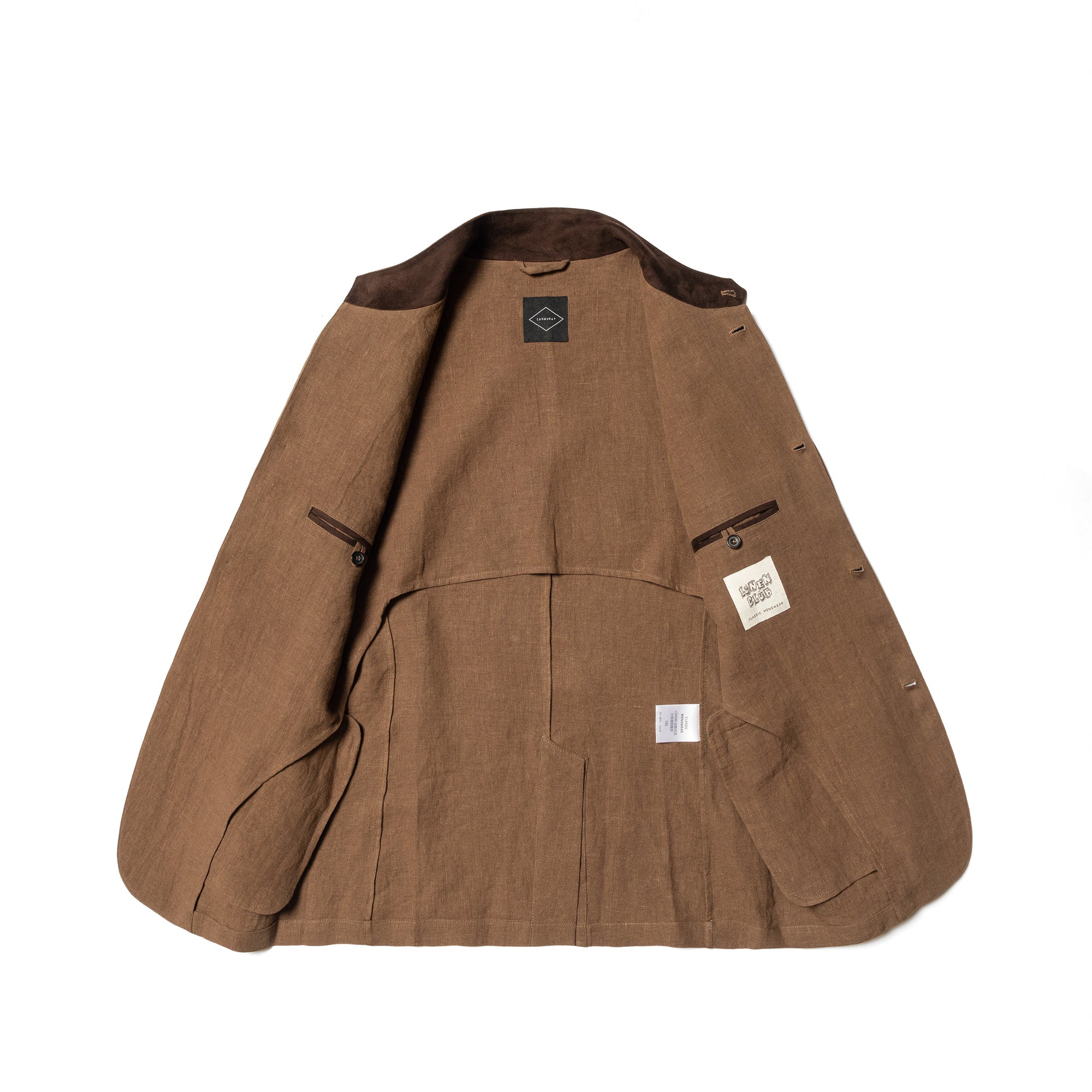 Brown Hemp Earl Jacket #282