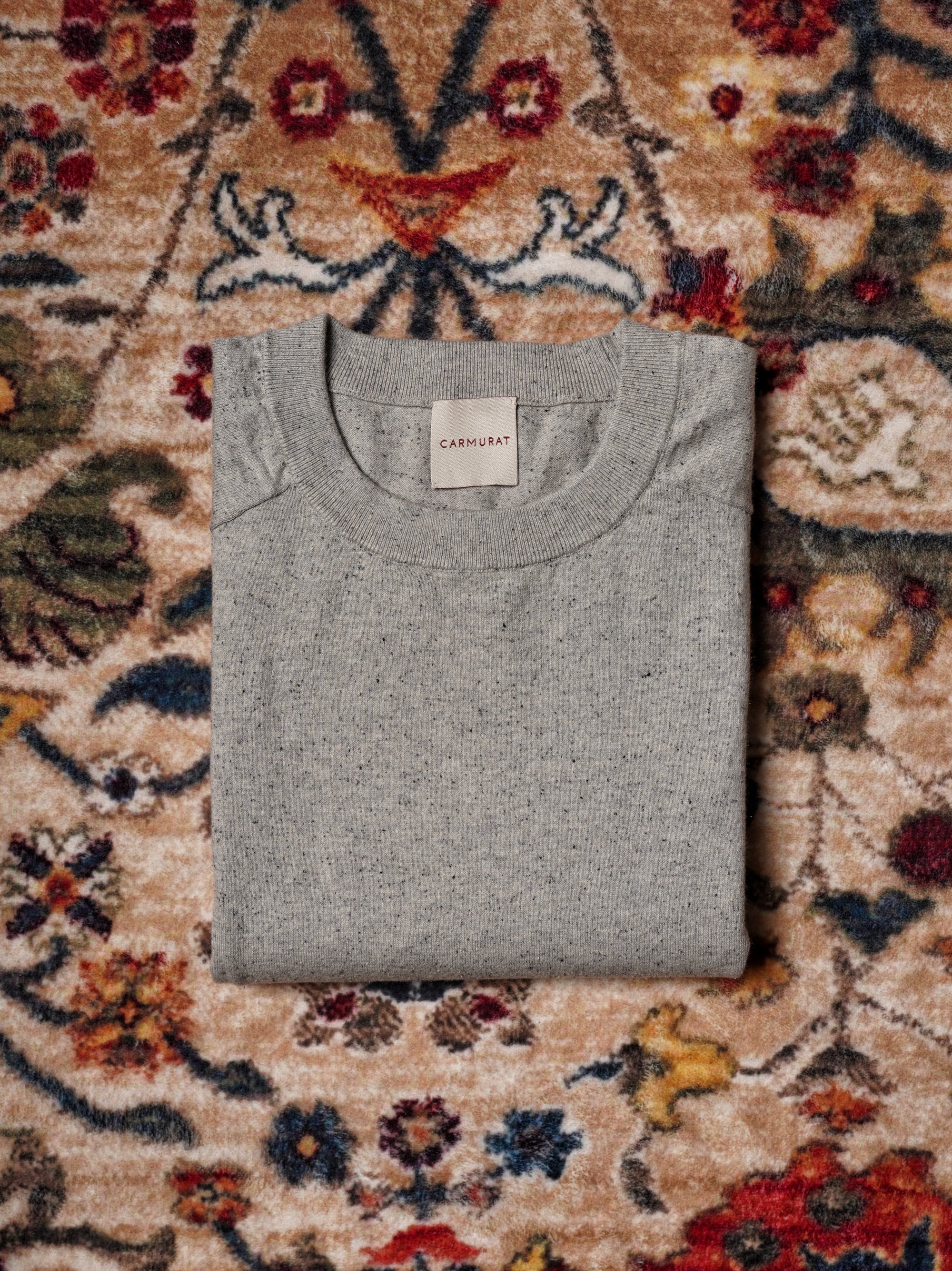 Donegal Hemp Cotton Blending Crew Neck