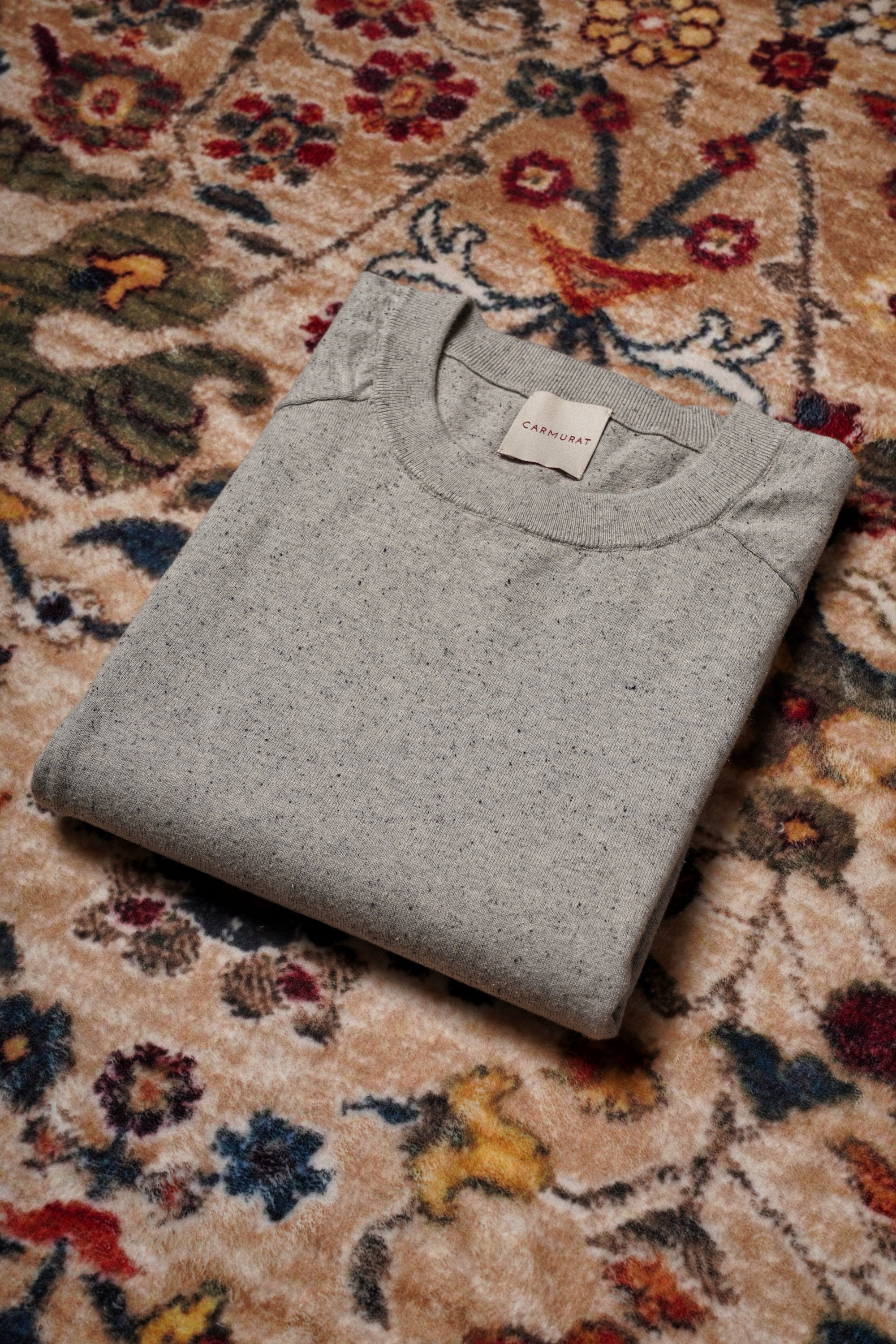 Donegal Hemp Cotton Blending Crew Neck