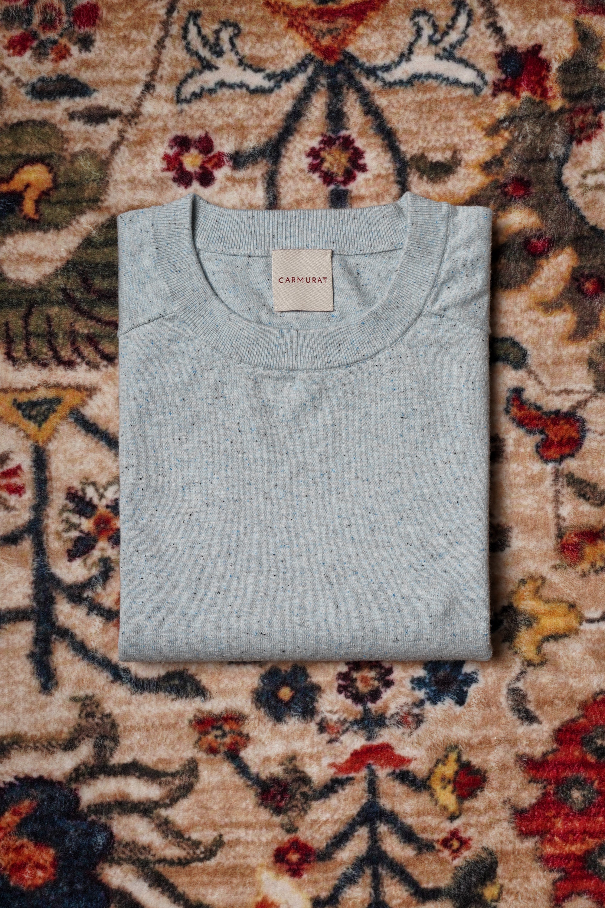 Donegal Hemp Cotton Blending Crew Neck