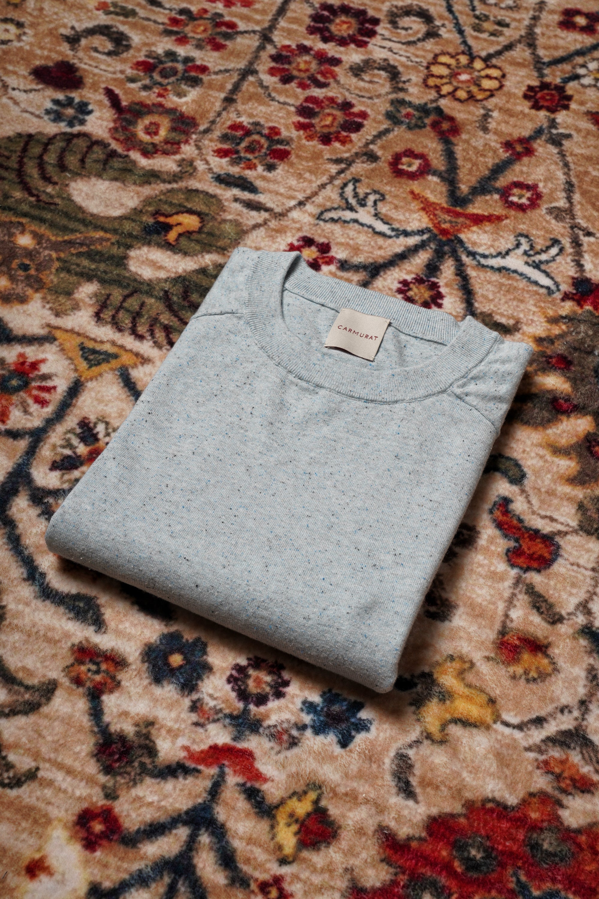 Donegal Hemp Cotton Blending Crew Neck