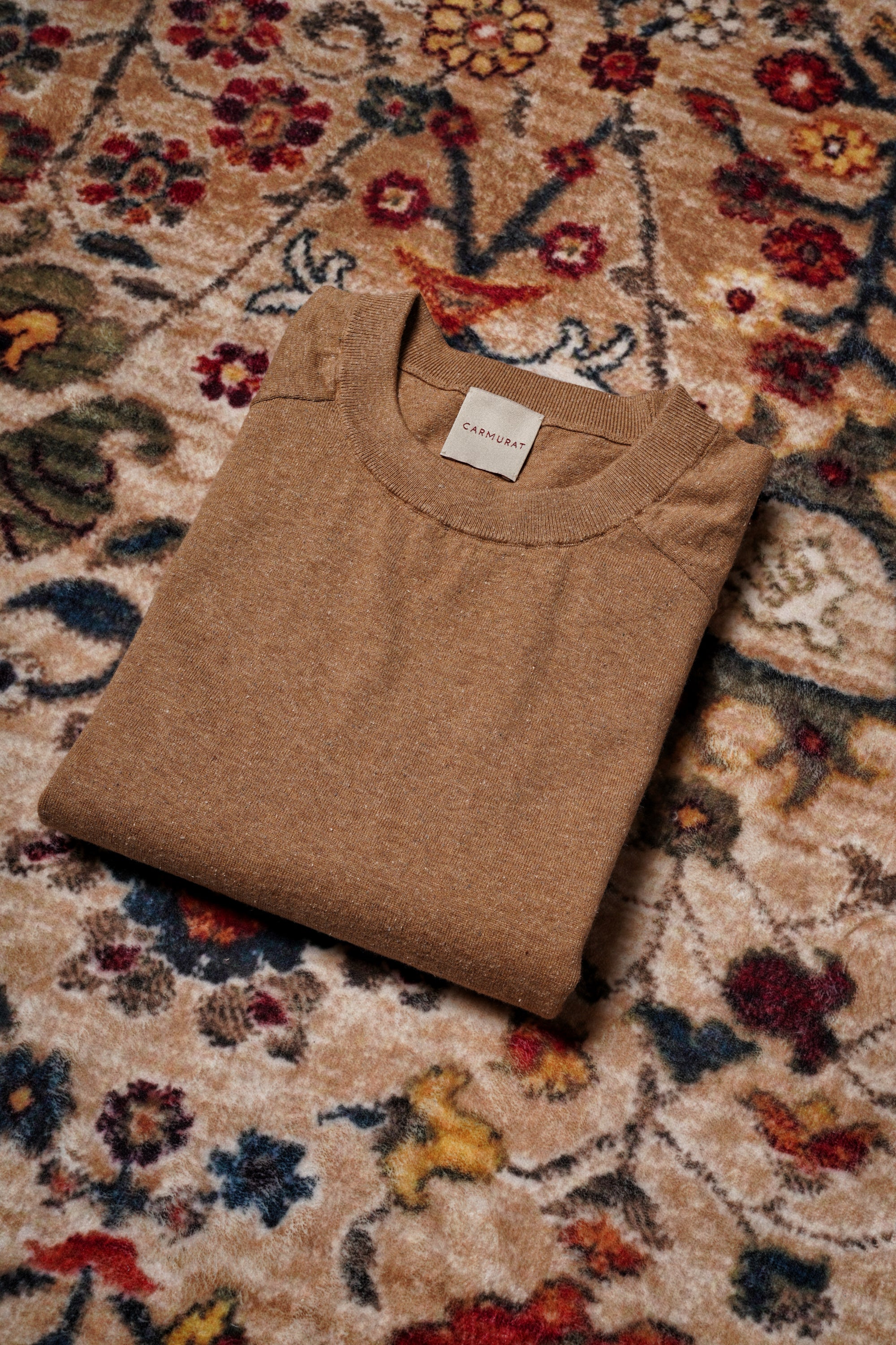 Donegal Hemp Cotton Blending Crew Neck