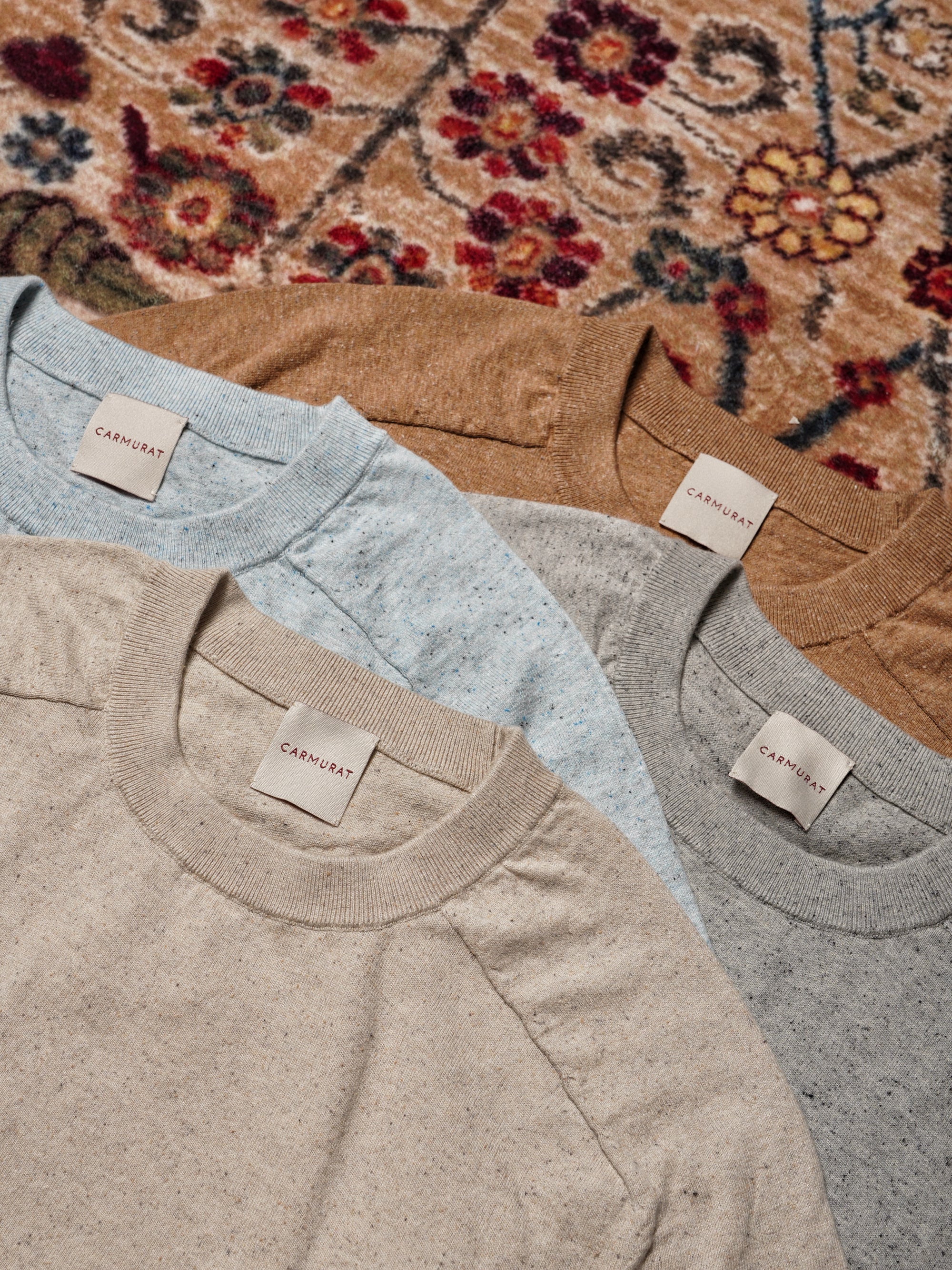 Donegal Hemp Cotton Blending Crew Neck