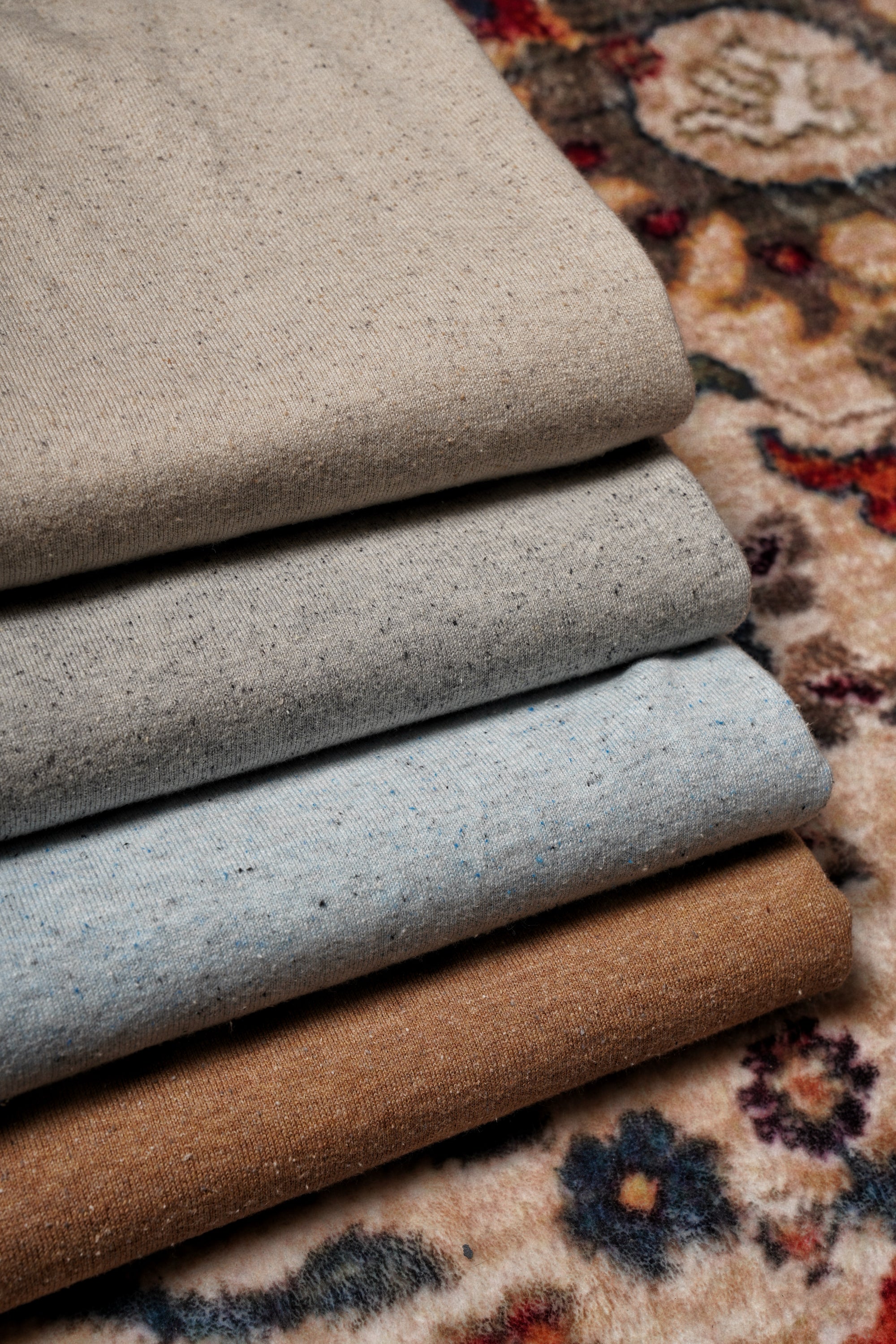 Donegal Hemp Cotton Blending Crew Neck