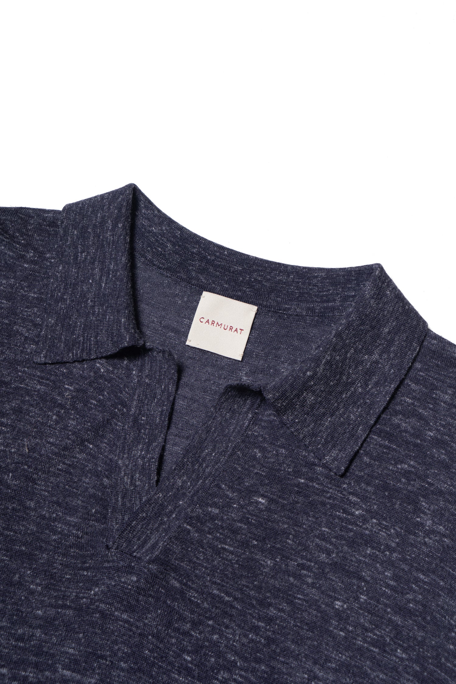 Wool Silk Hemp Knitted Polo