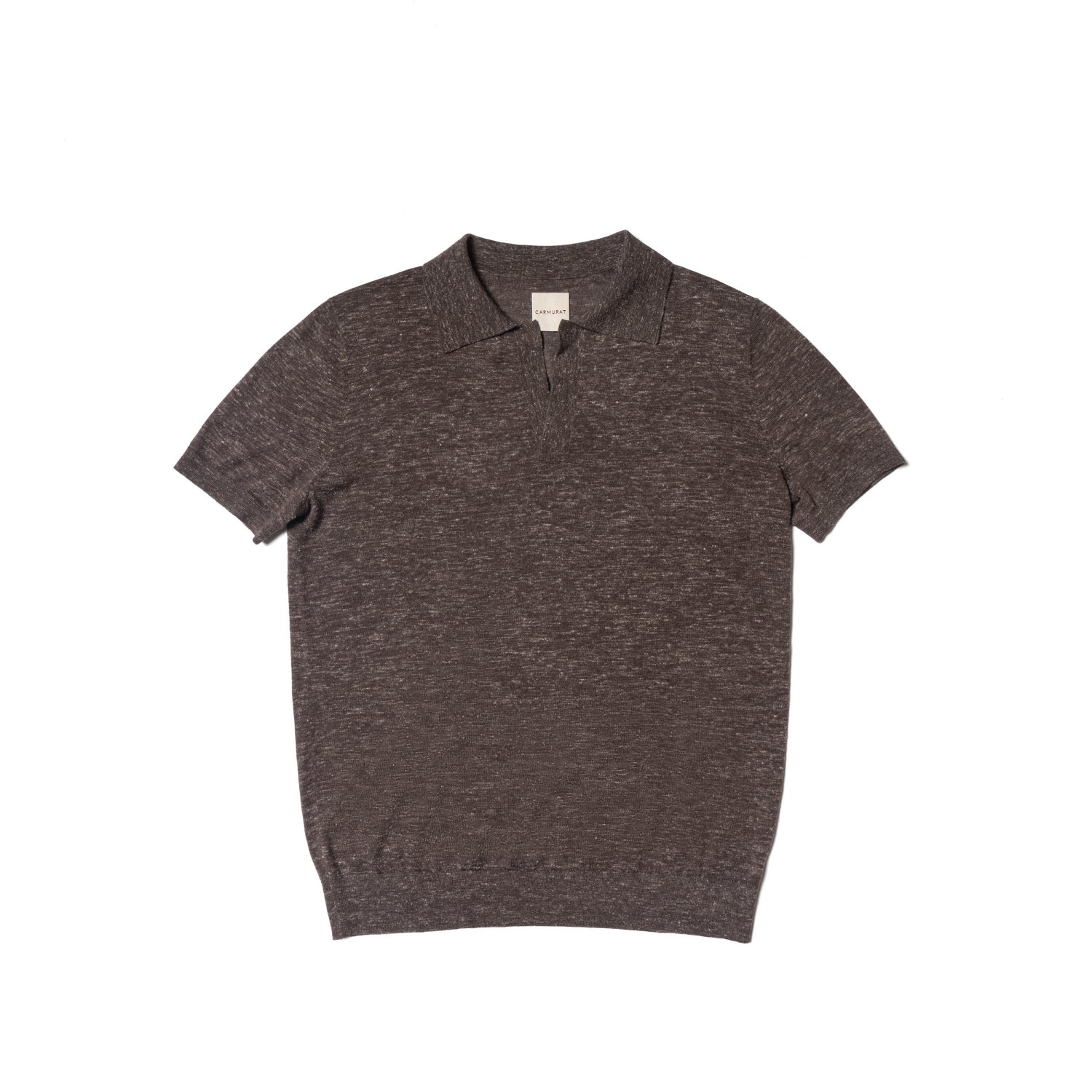 Wool Silk Hemp Knitted Polo