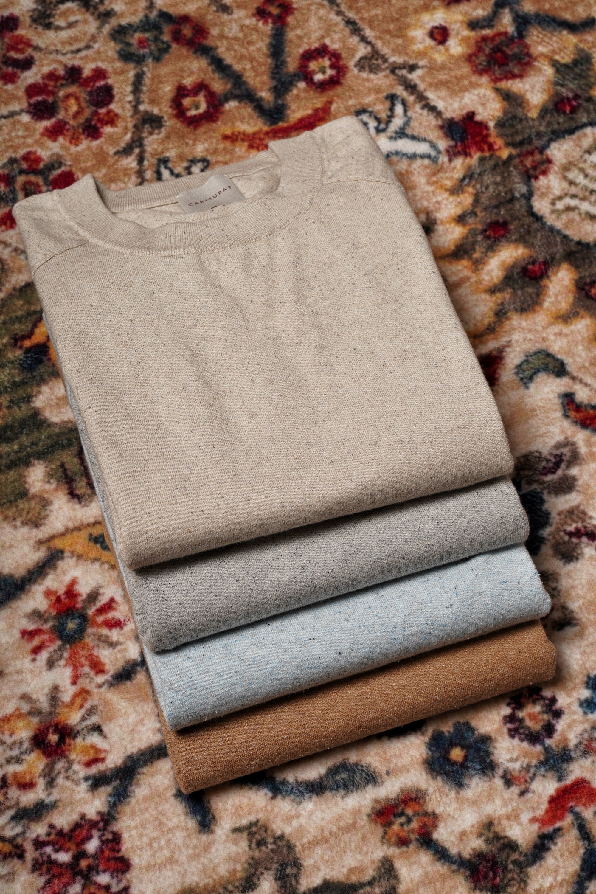 Donegal Hemp Cotton Blending Crew Neck