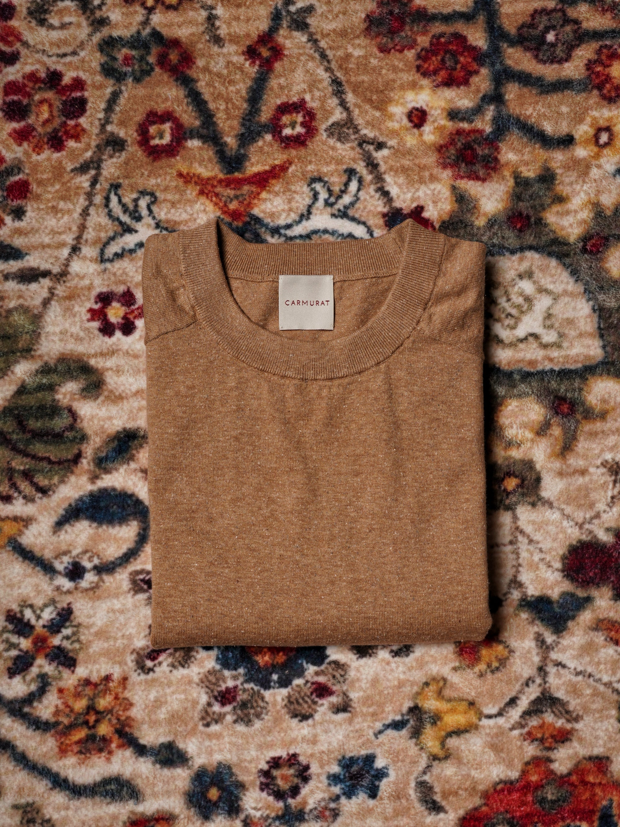 Donegal Hemp Cotton Blending Crew Neck