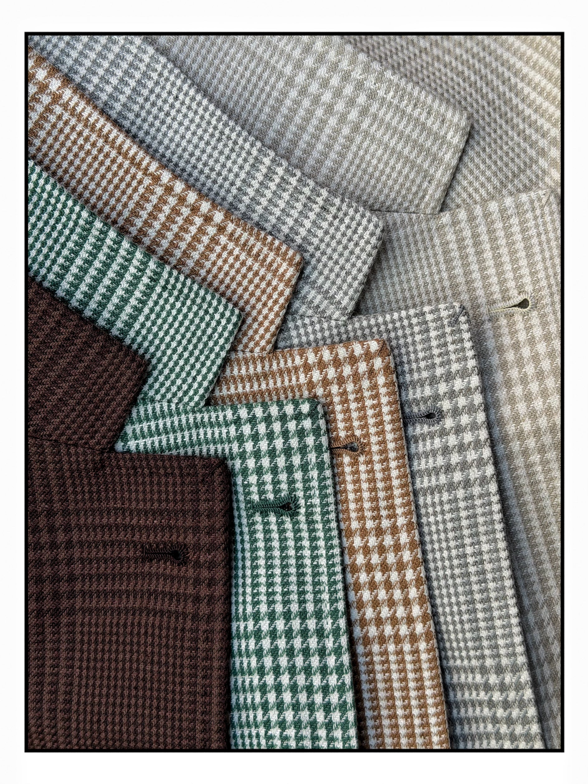 Glen Check "Capri Tweed" Sport Coat Collection #617-621