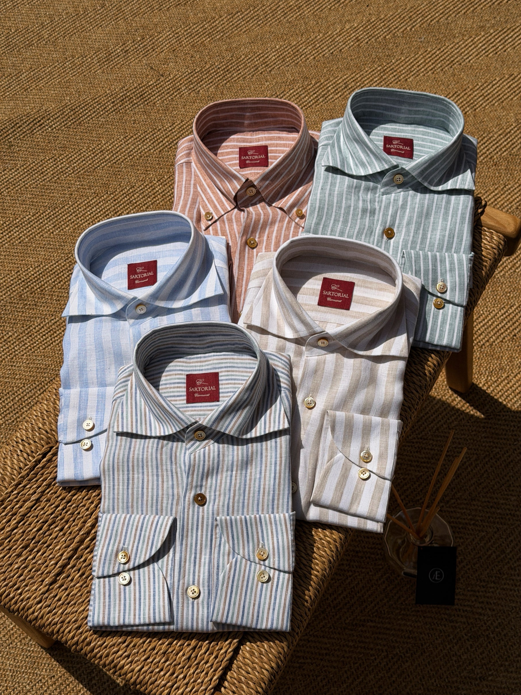 MTO Solbiati “Street Lino” Hand Stitched Linen Shirt