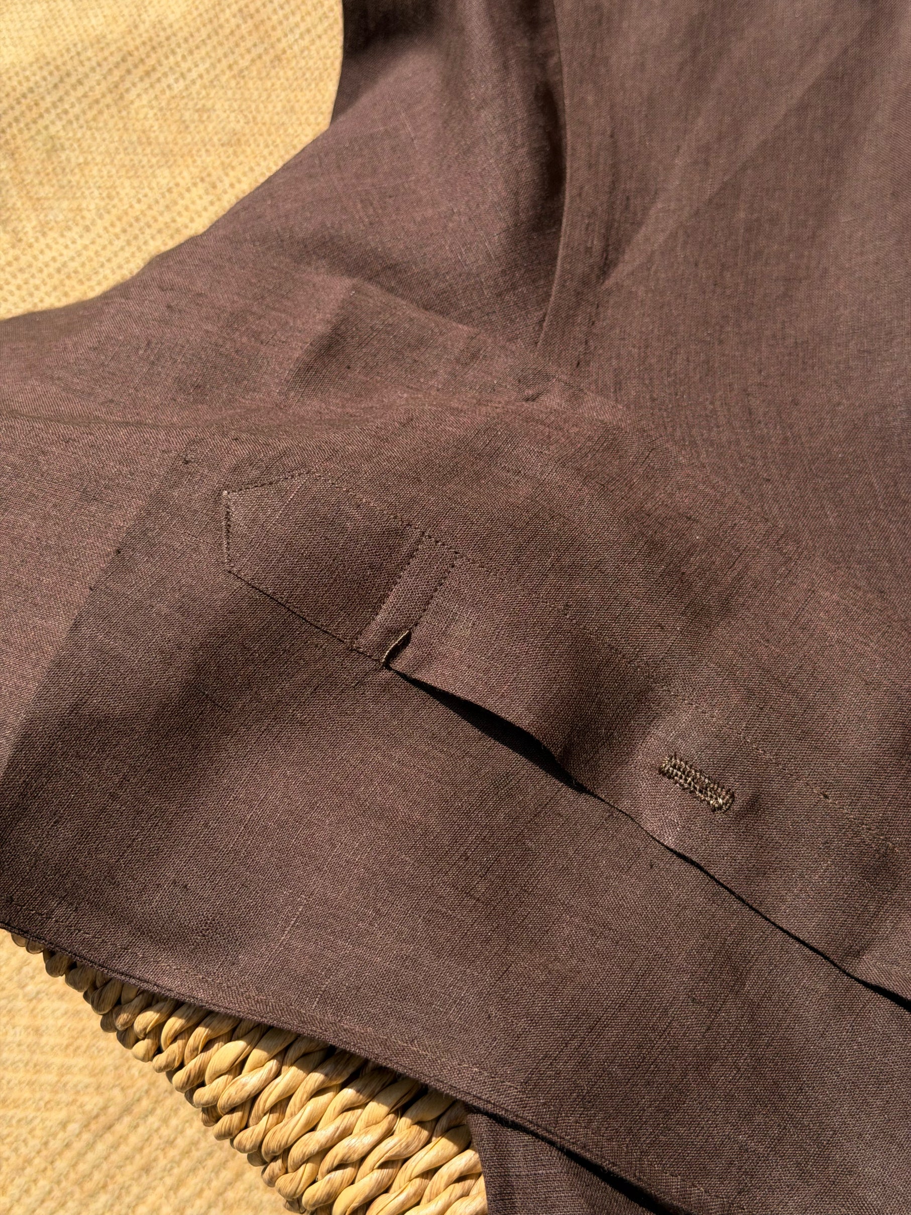 MTO Solbiati “Street Lino” Hand Stitched Linen Shirt