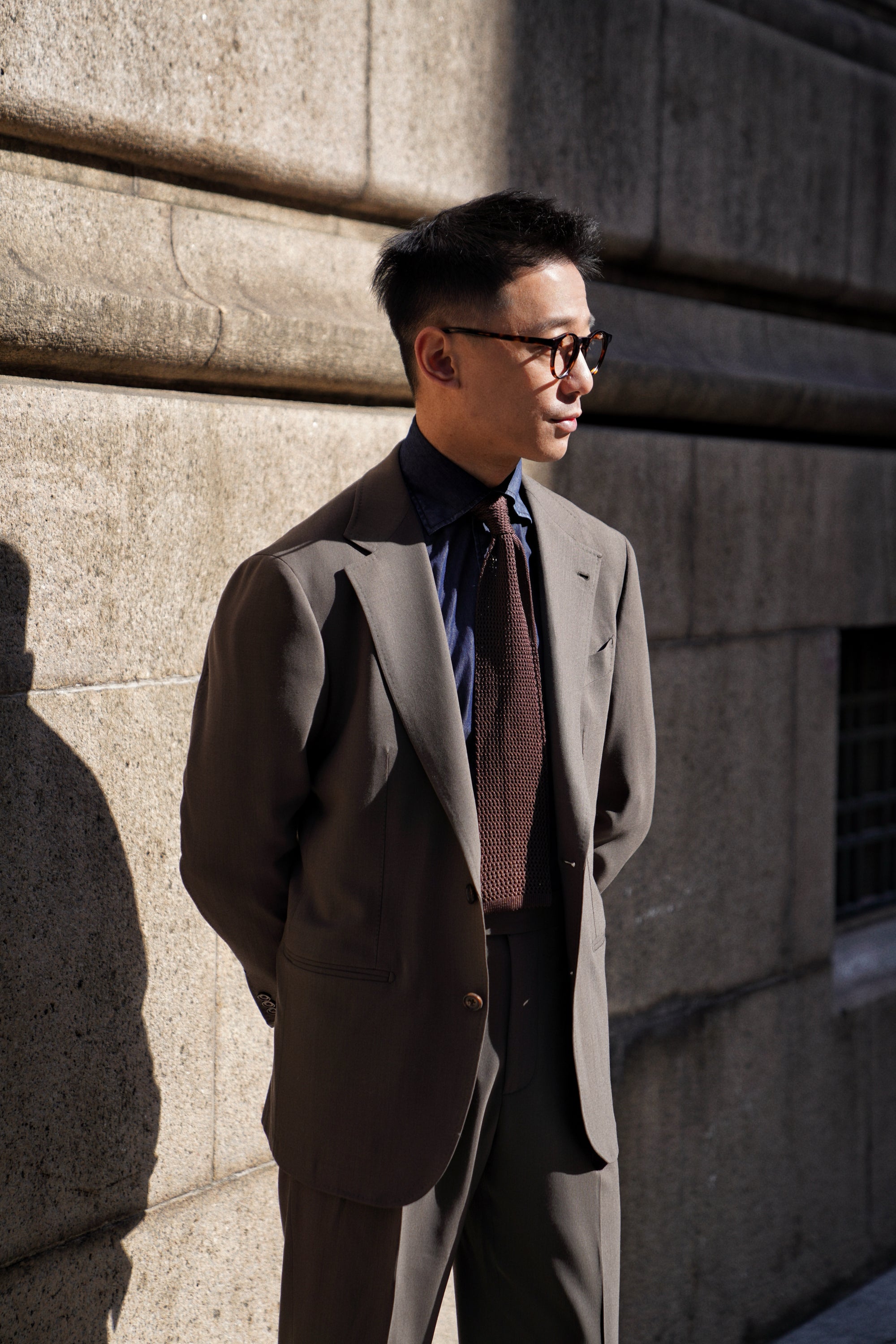 MTO Military 140s Open Weave Wool Suit #750