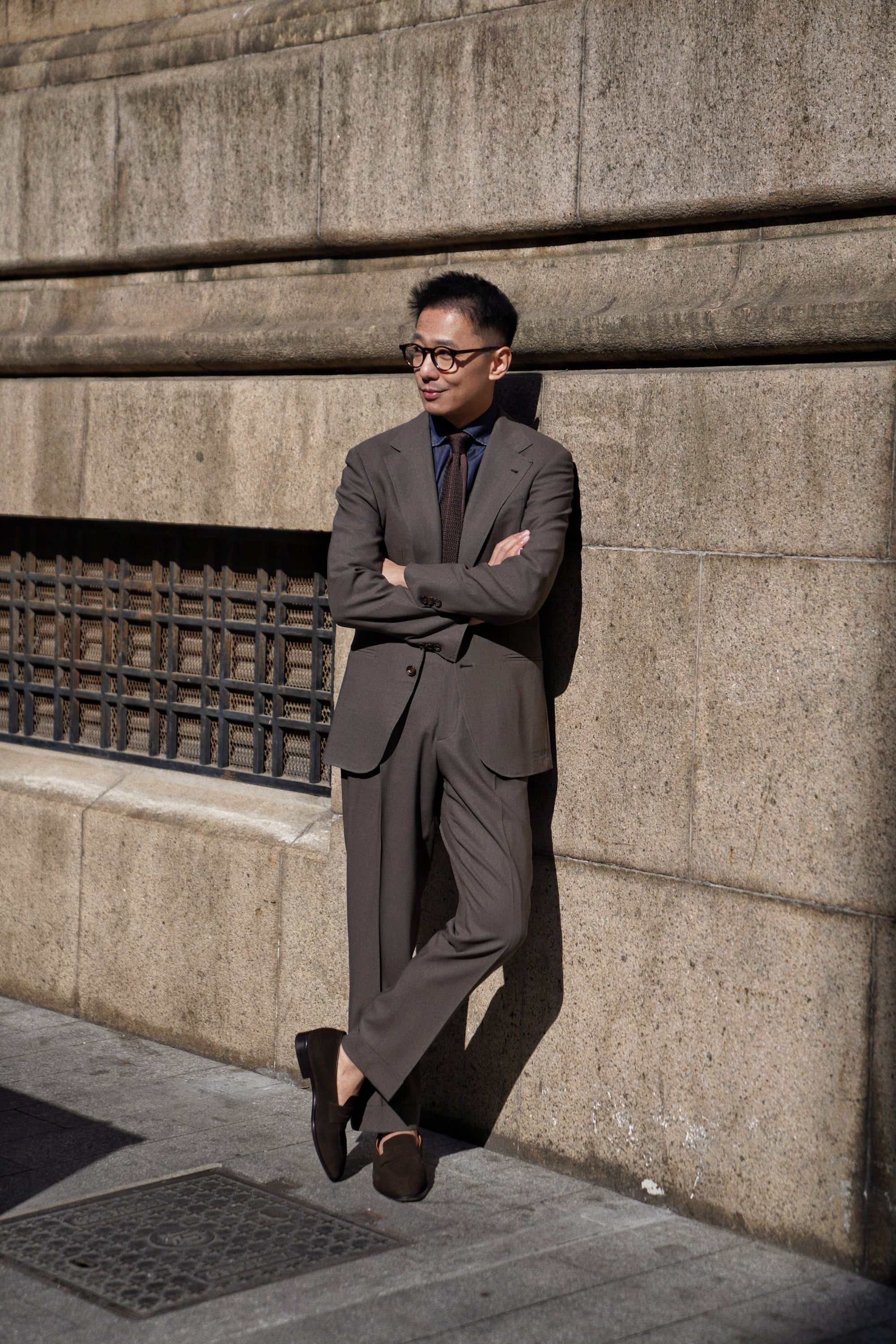 MTO Military 140s Open Weave Wool Suit #750