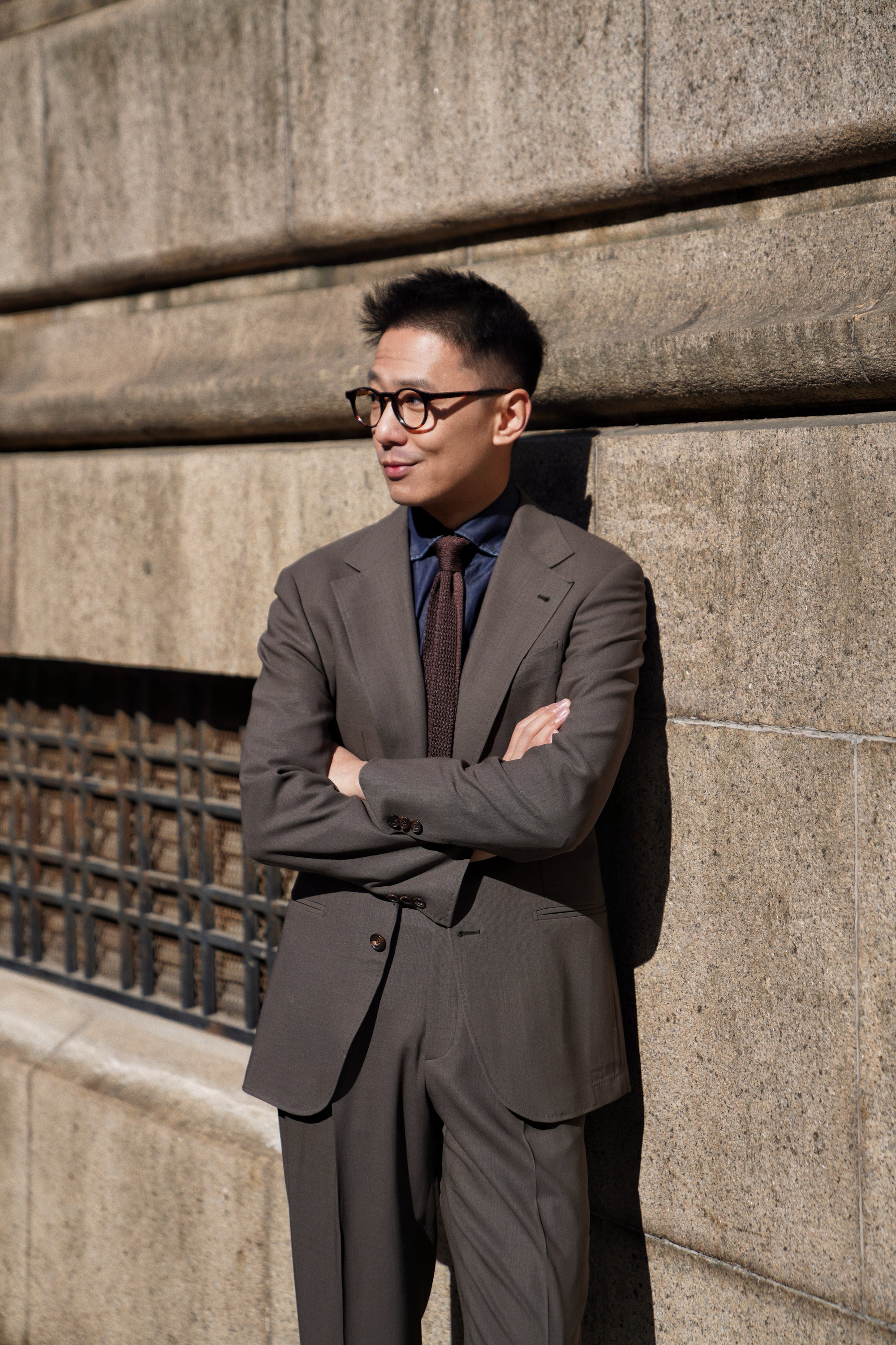 MTO Military 140s Open Weave Wool Suit #750