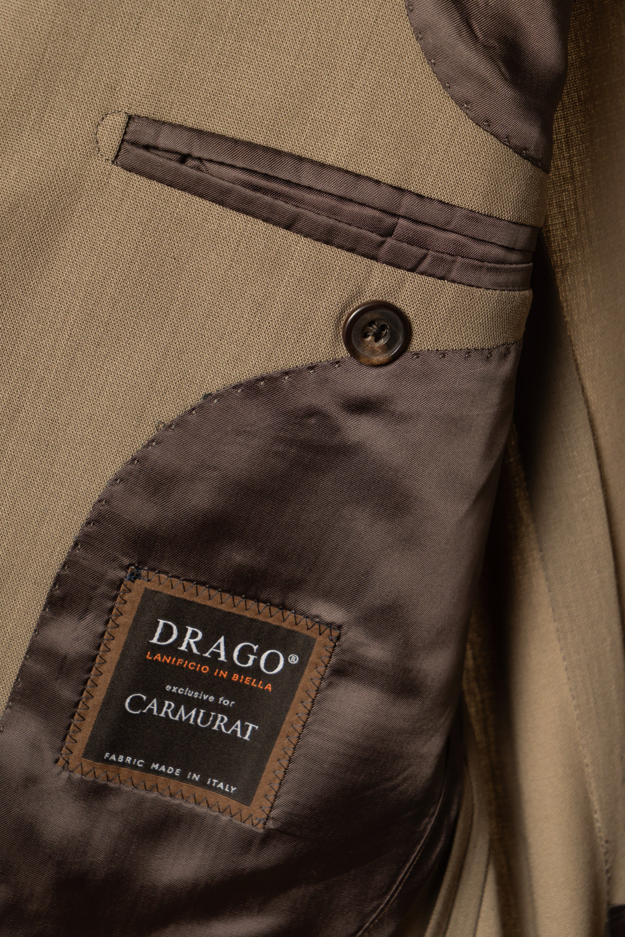 MTO Olive 140s Open Weave Wool Suit #749