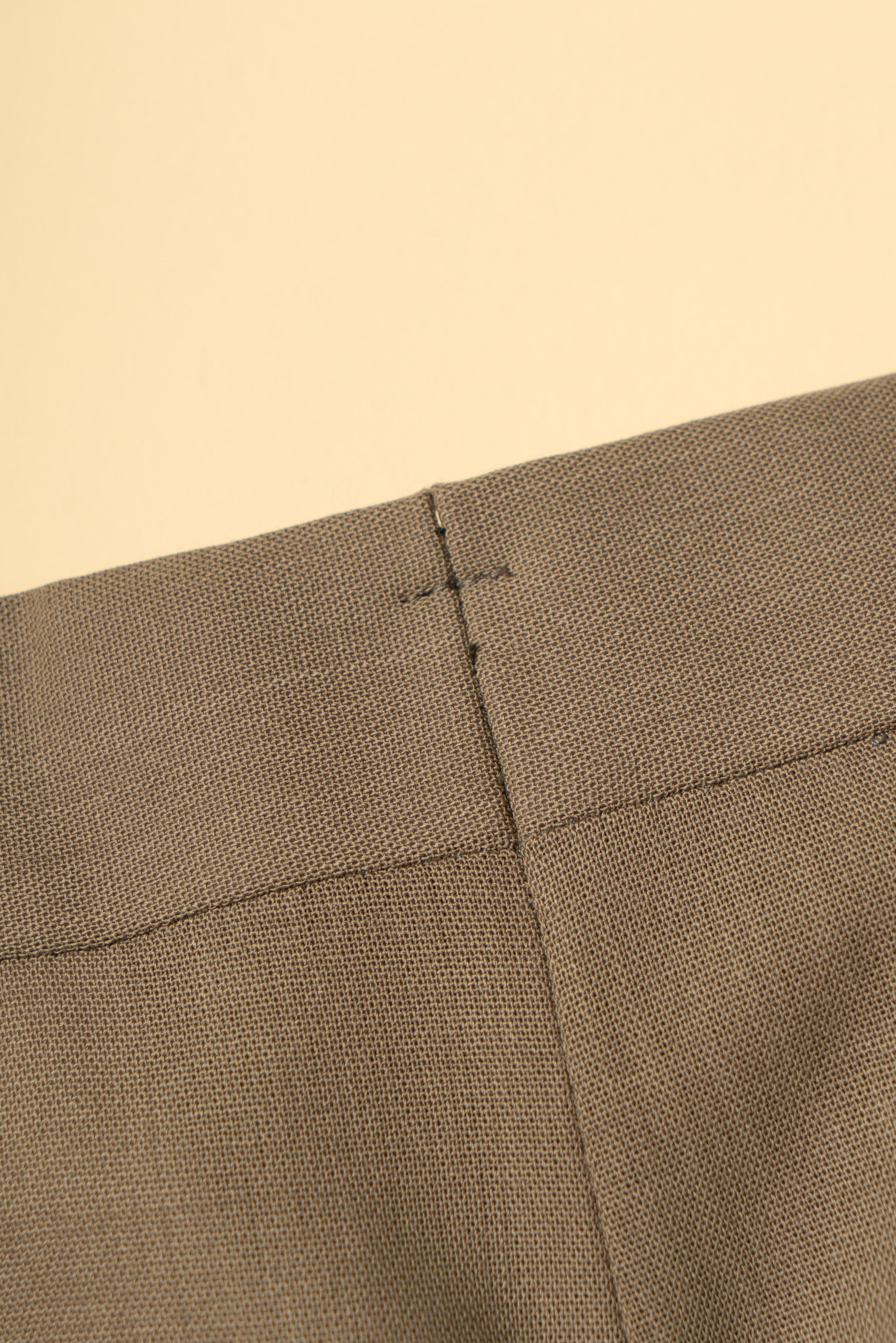 MTO Olive 140s Open Weave Wool Suit #749