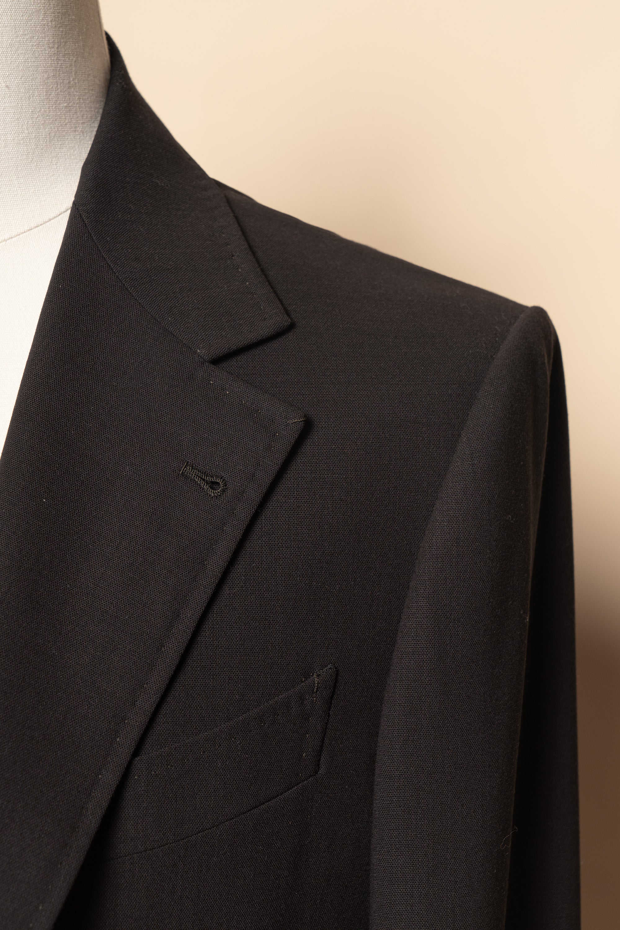 MTO Dark Chocolate 140s Open Weave Wool Suit #753