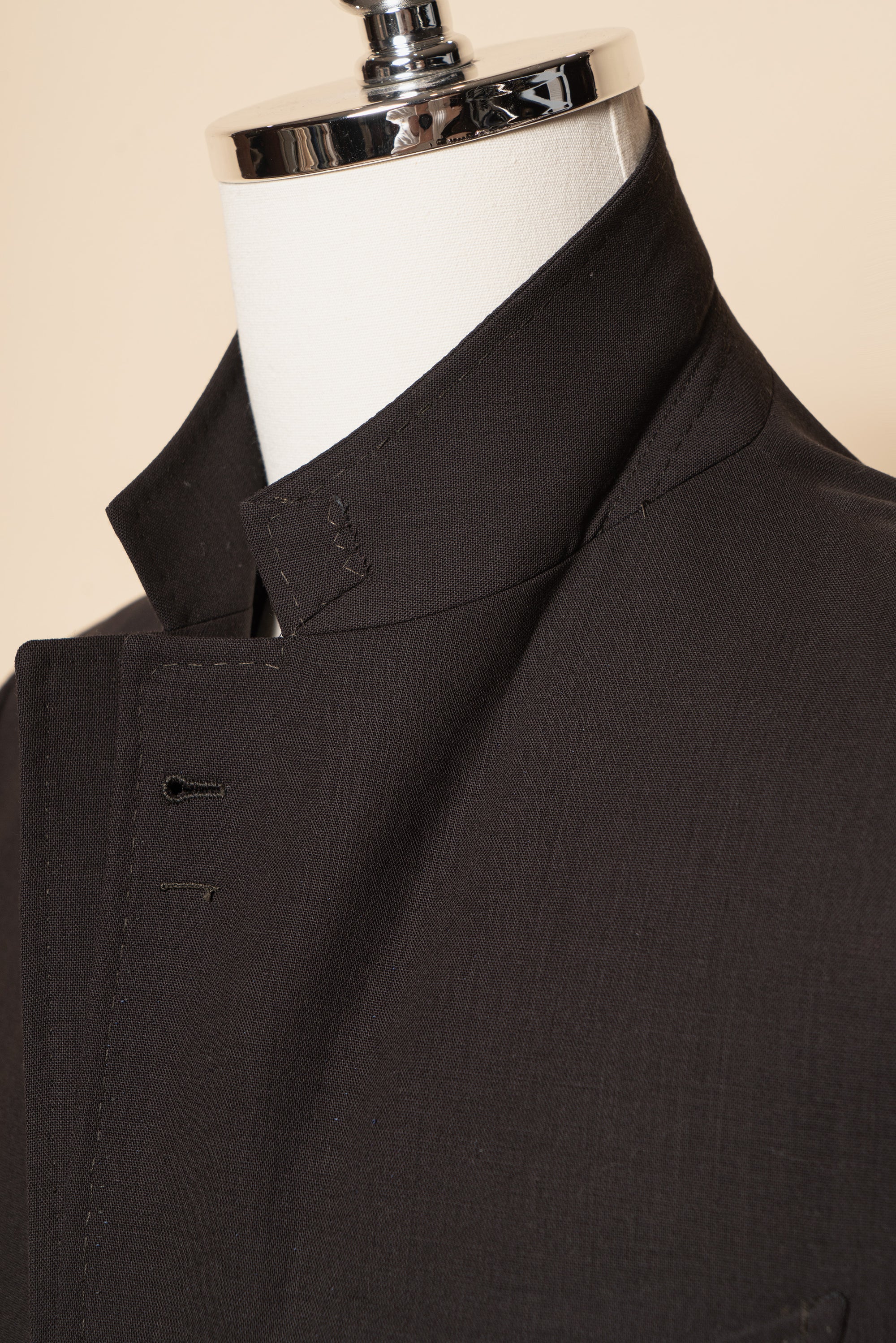 MTO Dark Chocolate 140s Open Weave Wool Suit #753