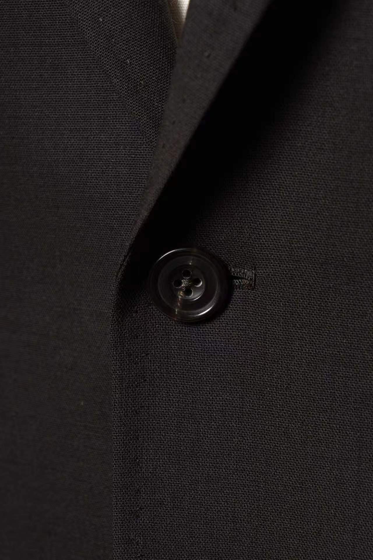 MTO Dark Chocolate 140s Open Weave Wool Suit #753