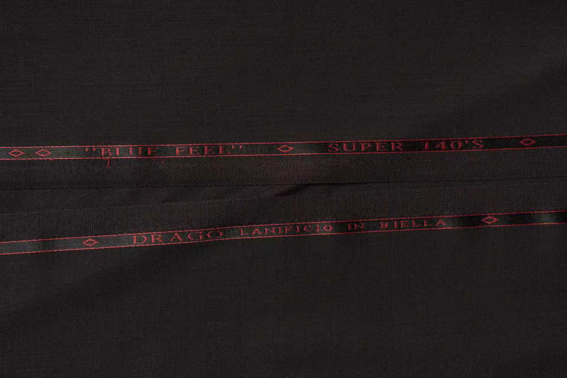 MTO Dark Chocolate 140s Open Weave Wool Suit #753