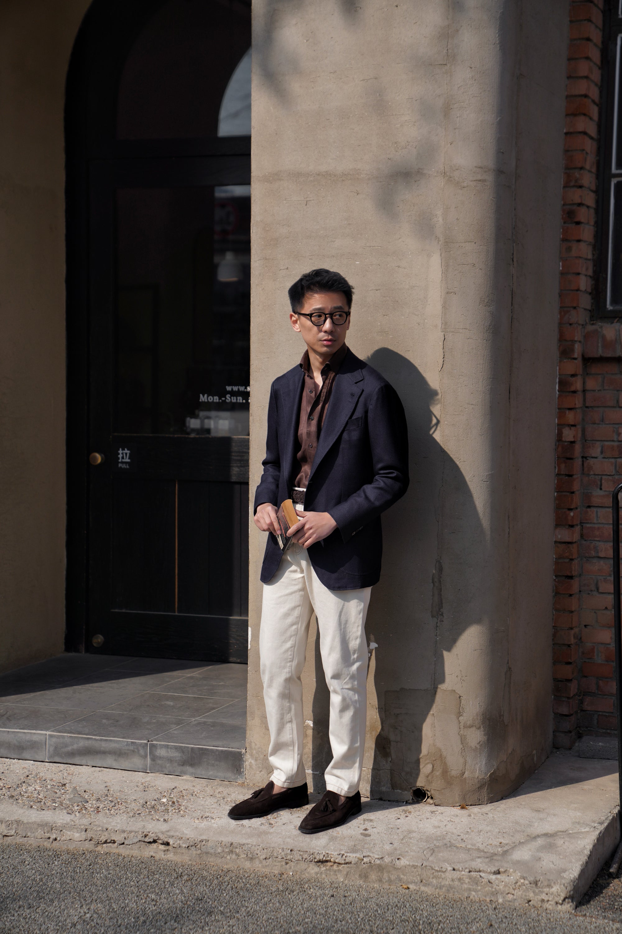Mocha Linen Shirt #XS24