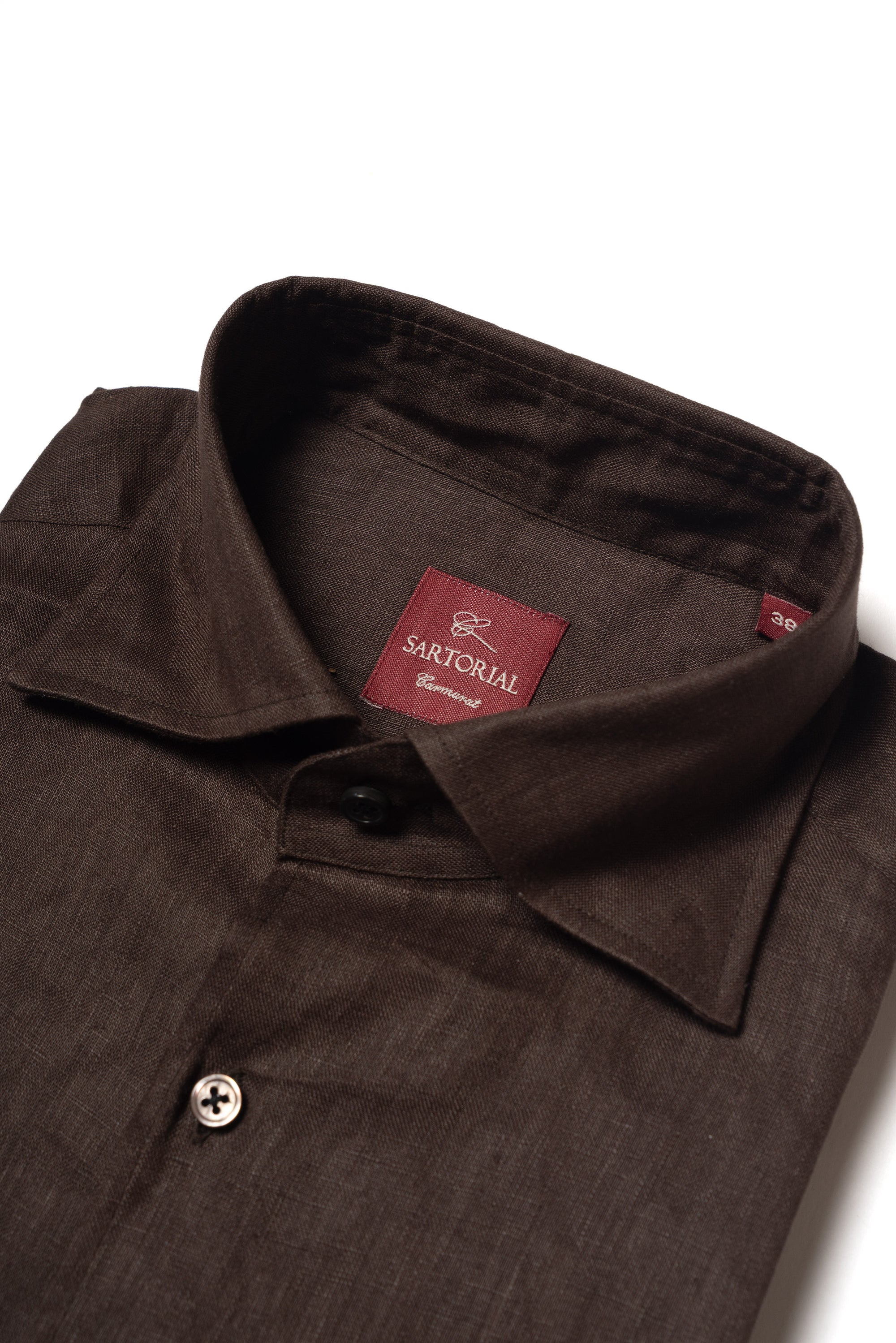 Mocha Linen Shirt #XS24