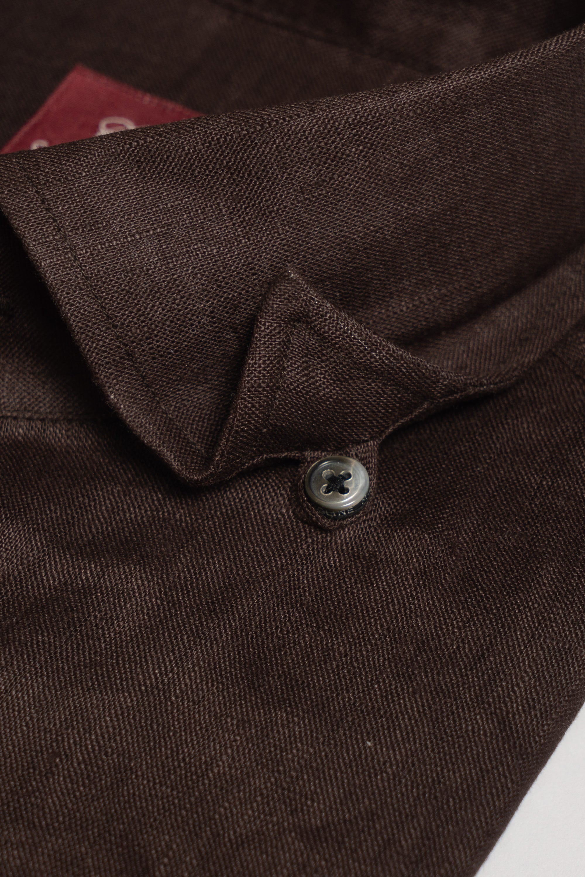 Mocha Linen Shirt #XS24