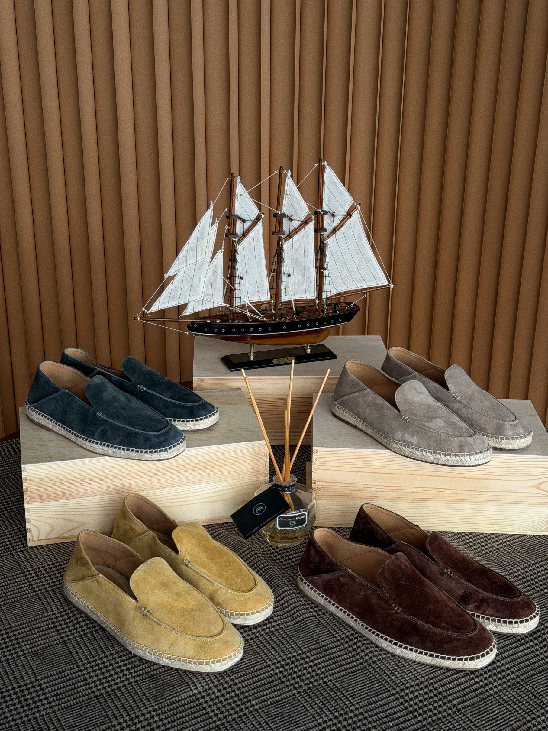 Capri Sheepskin Suede Espadrille