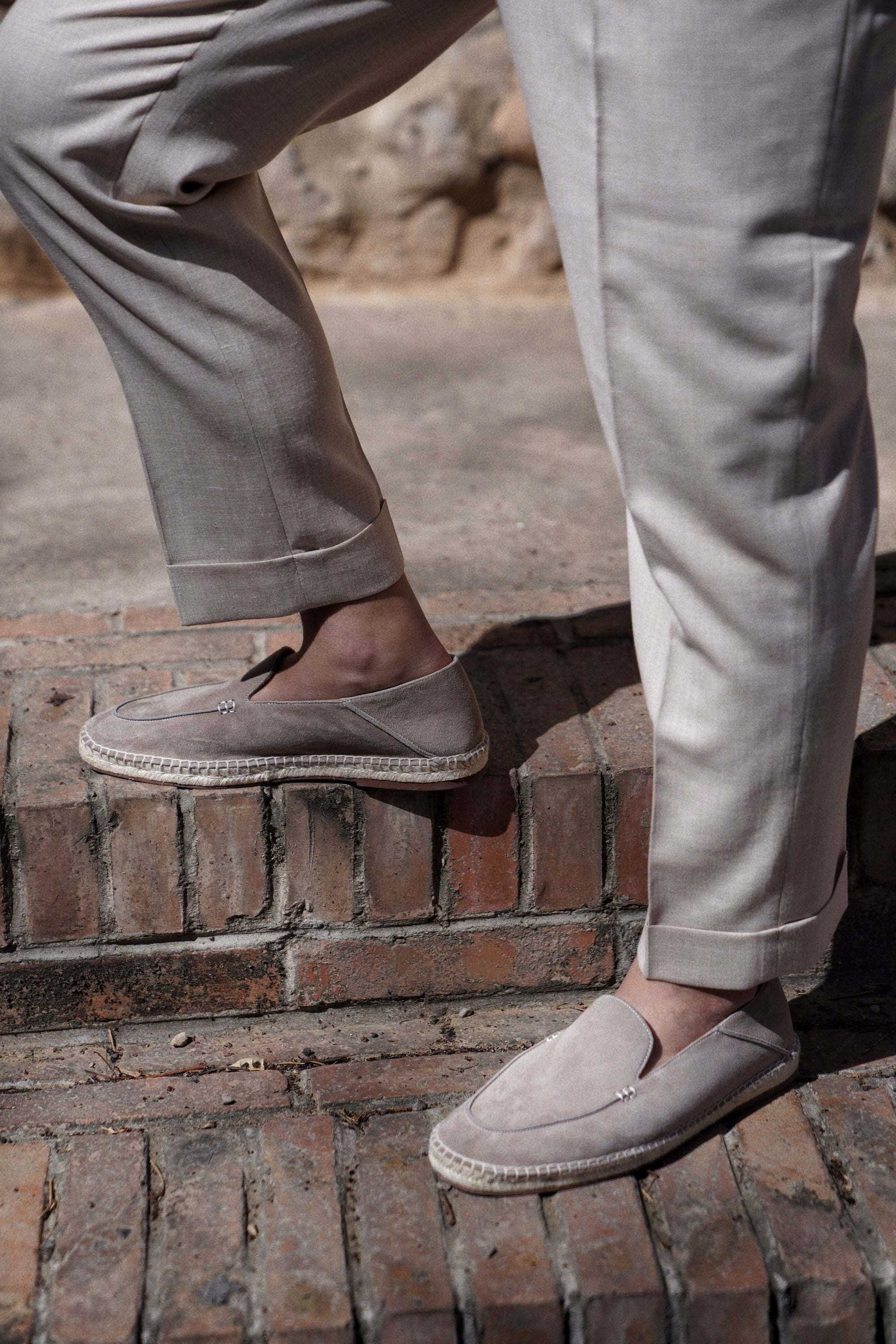 Capri Sheepskin Suede Espadrille