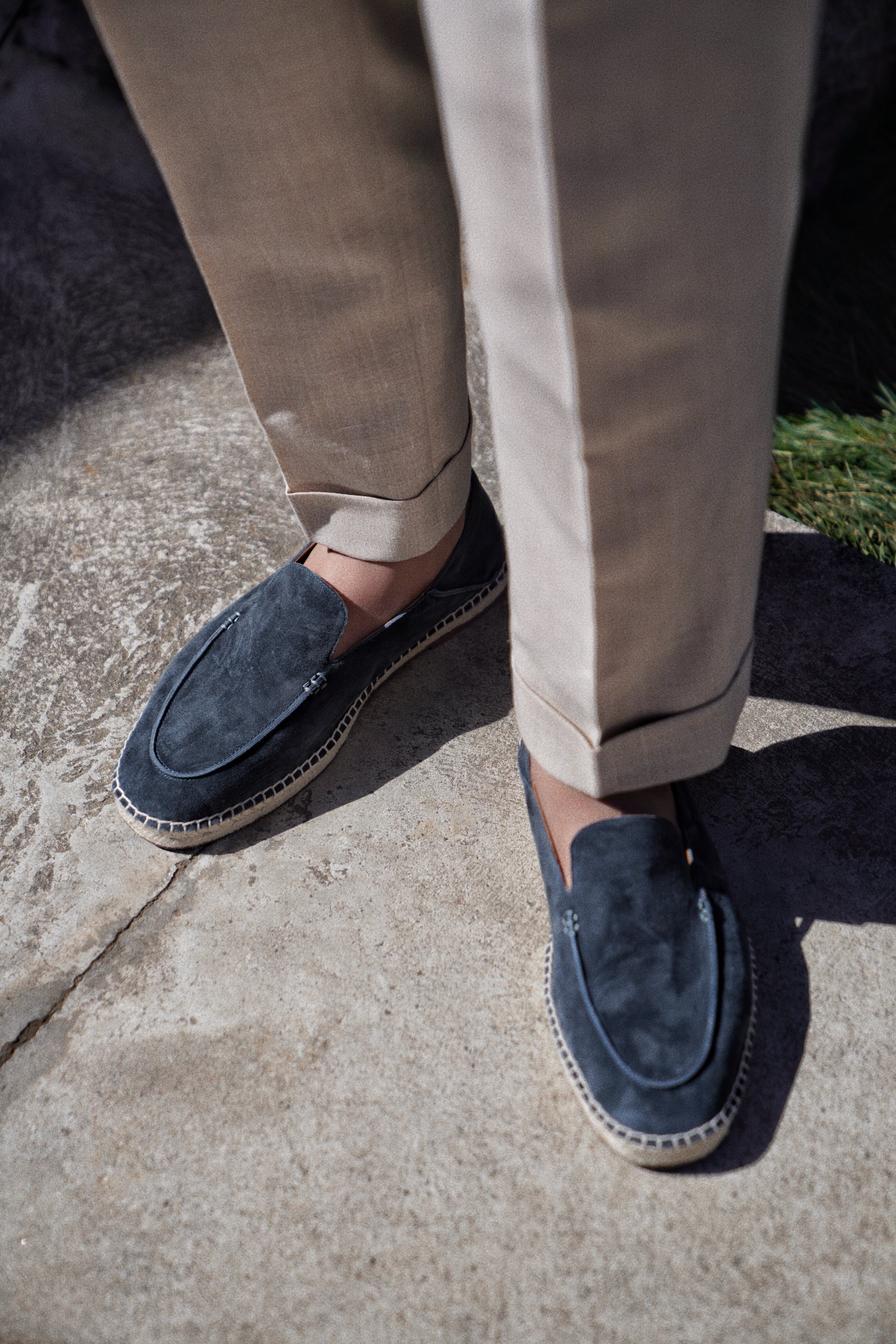 Capri Sheepskin Suede Espadrille