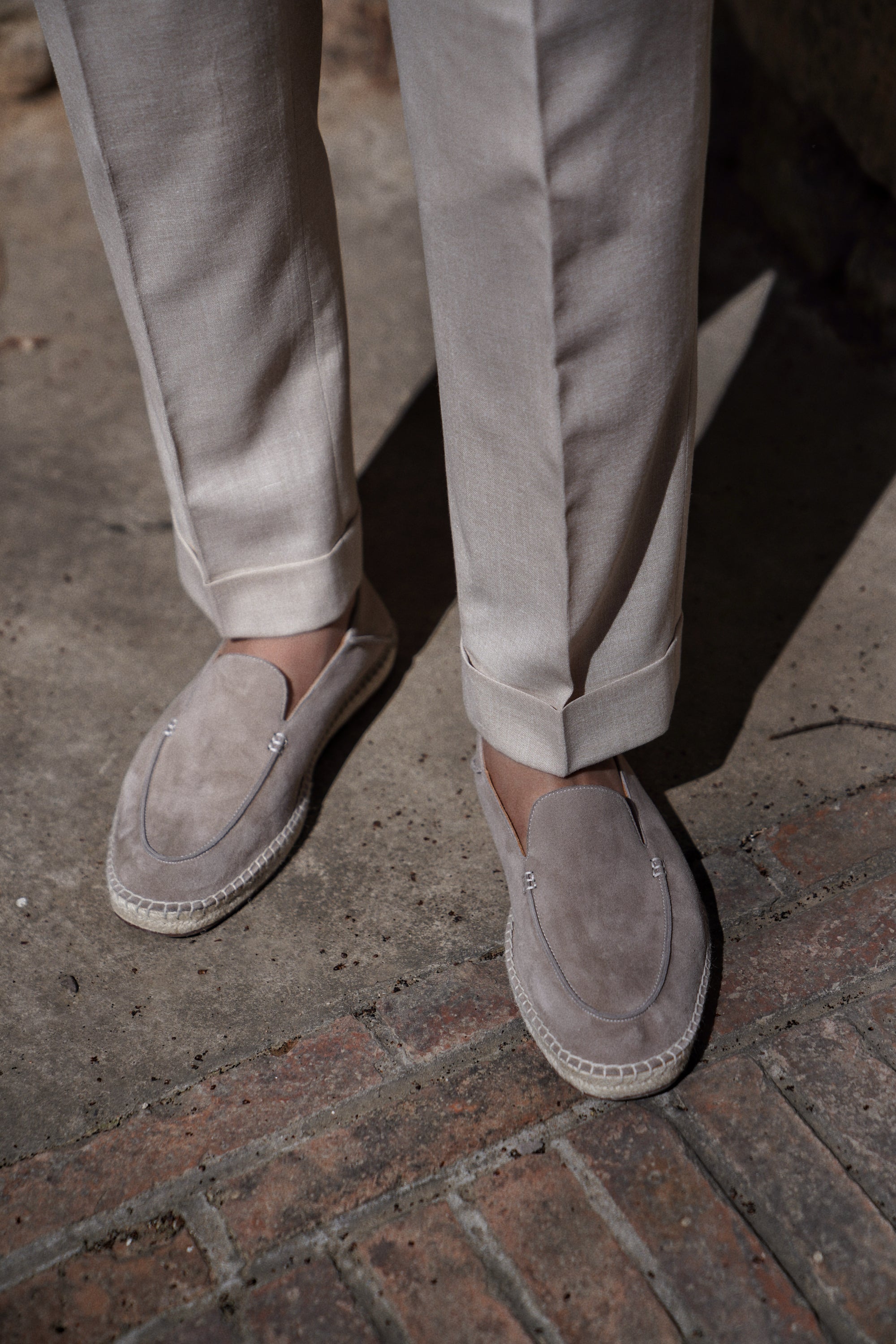 Capri Sheepskin Suede Espadrille