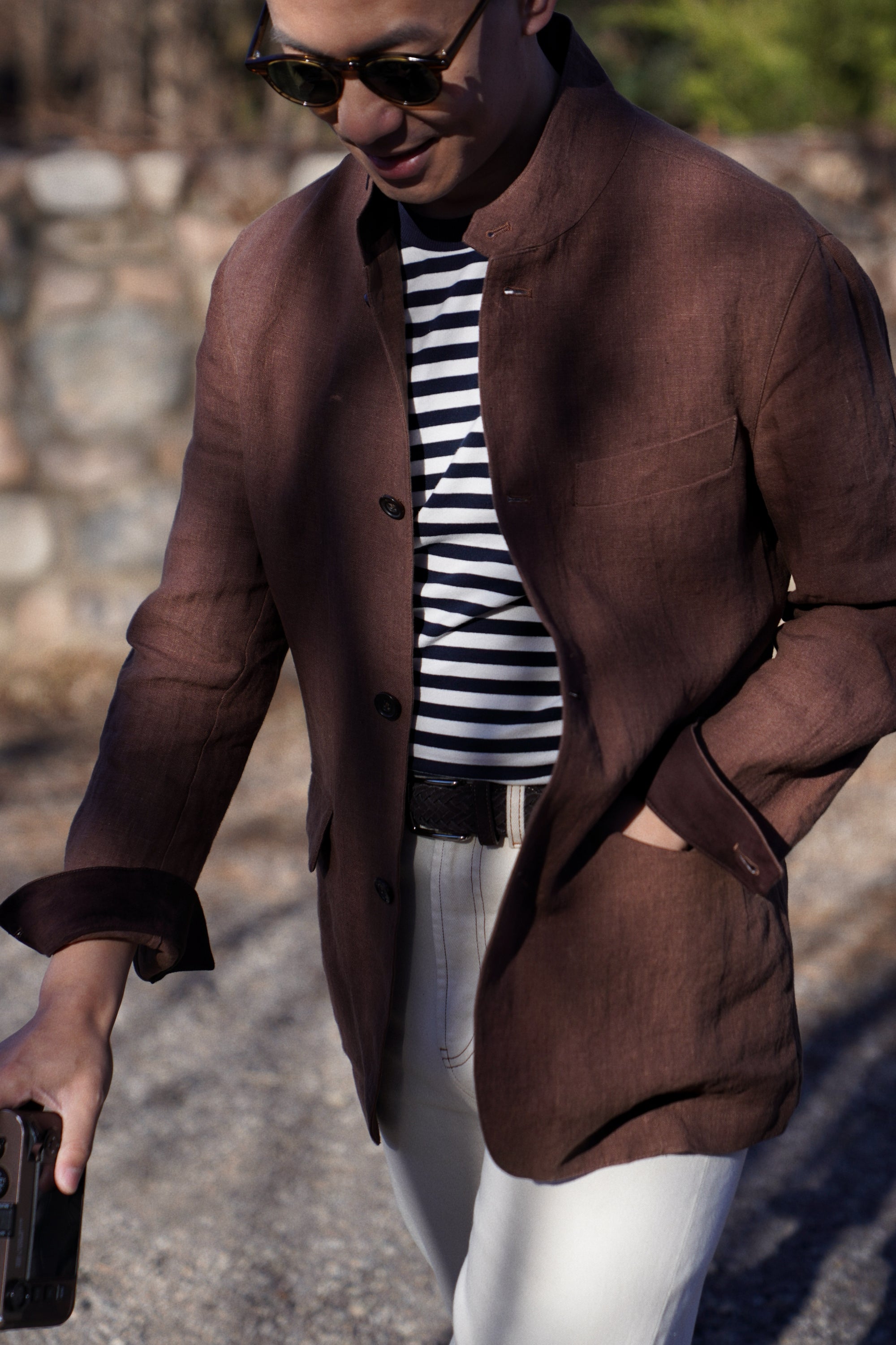 Brown Hemp Earl Jacket #282