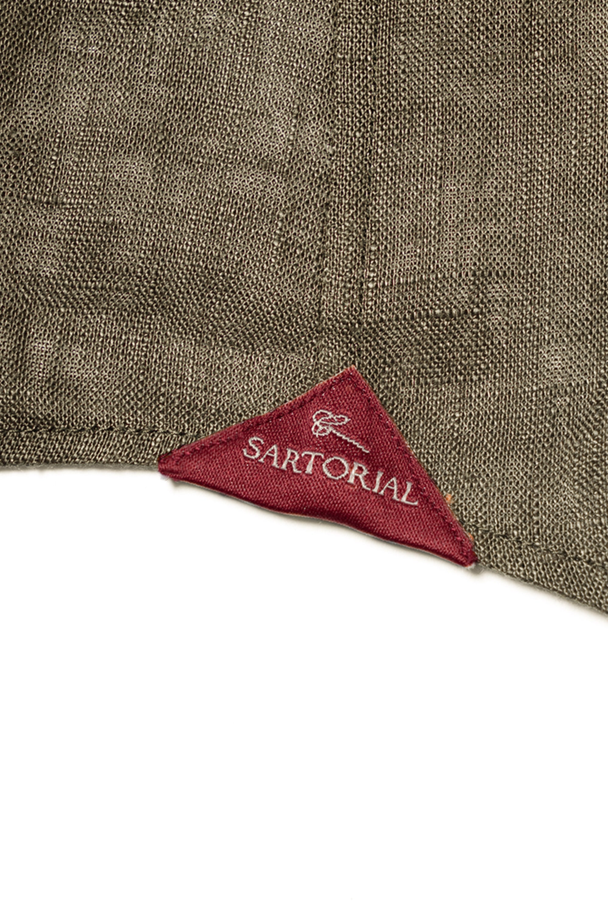 Olive Linen Shirt #XS40