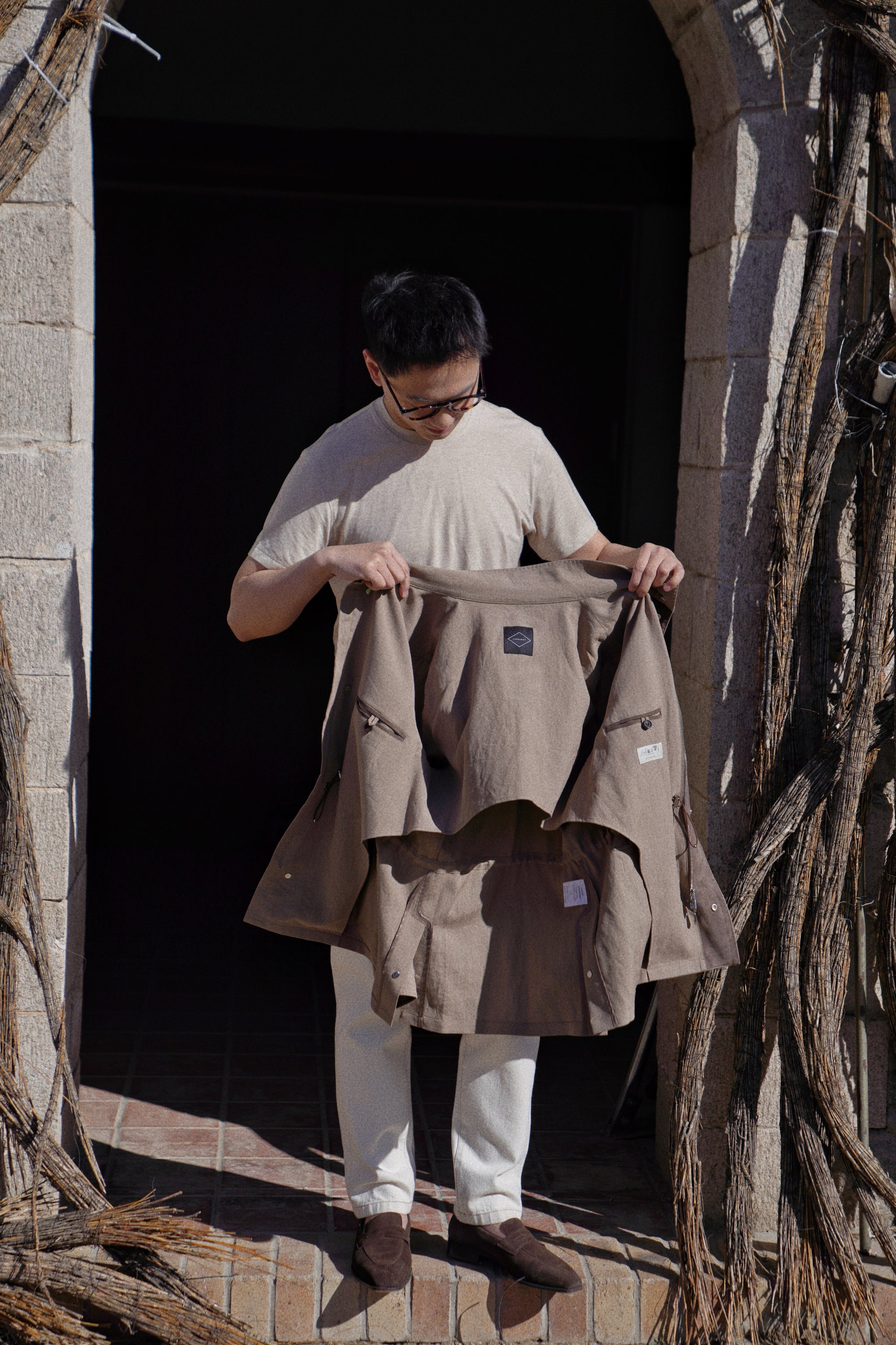 MTO Solbiati Art Du Lin II Linen M65 Jacket #758