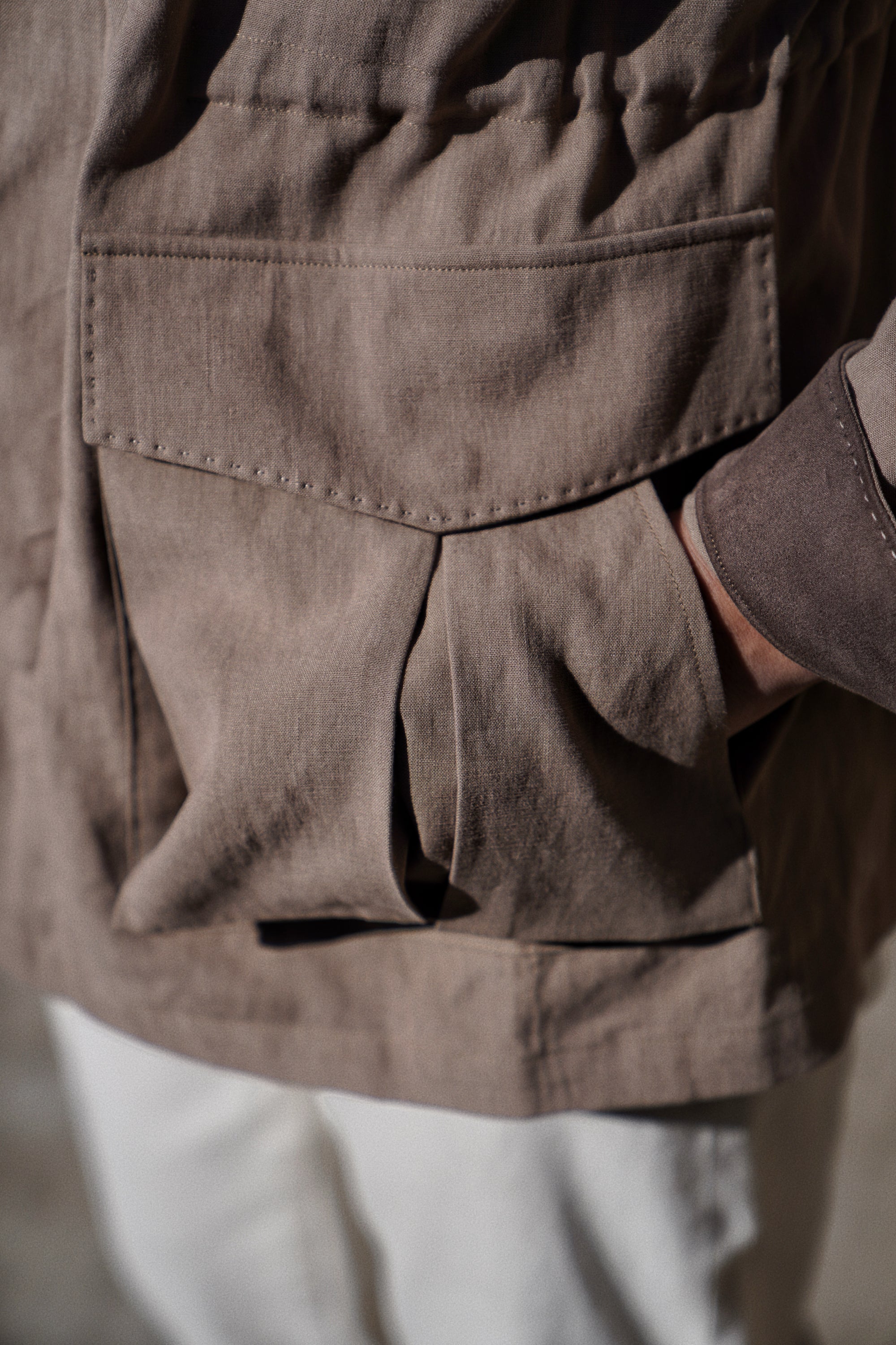 MTO Solbiati Art Du Lin II Linen M65 Jacket #758