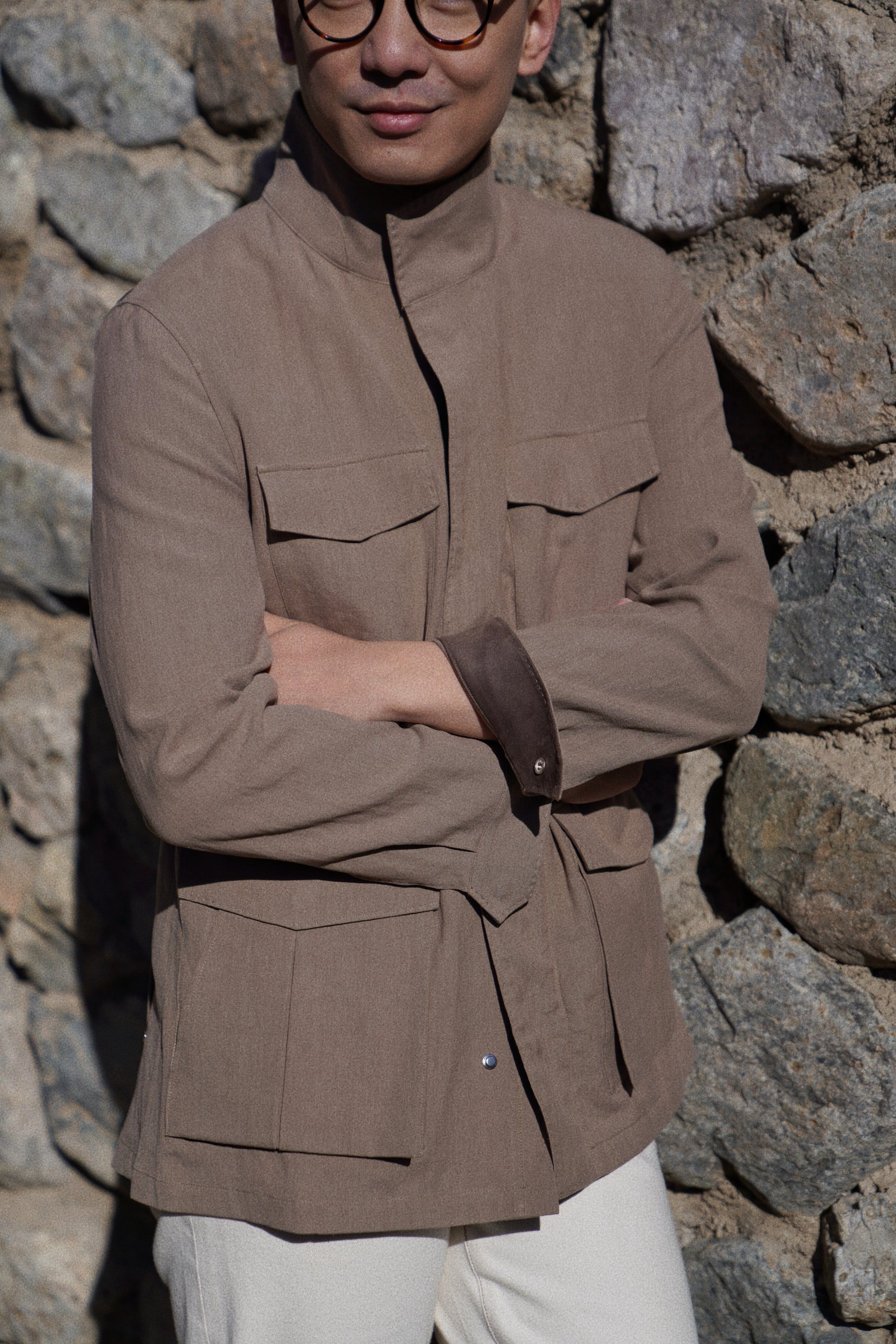 MTO Solbiati Art Du Lin II Linen M65 Jacket #758