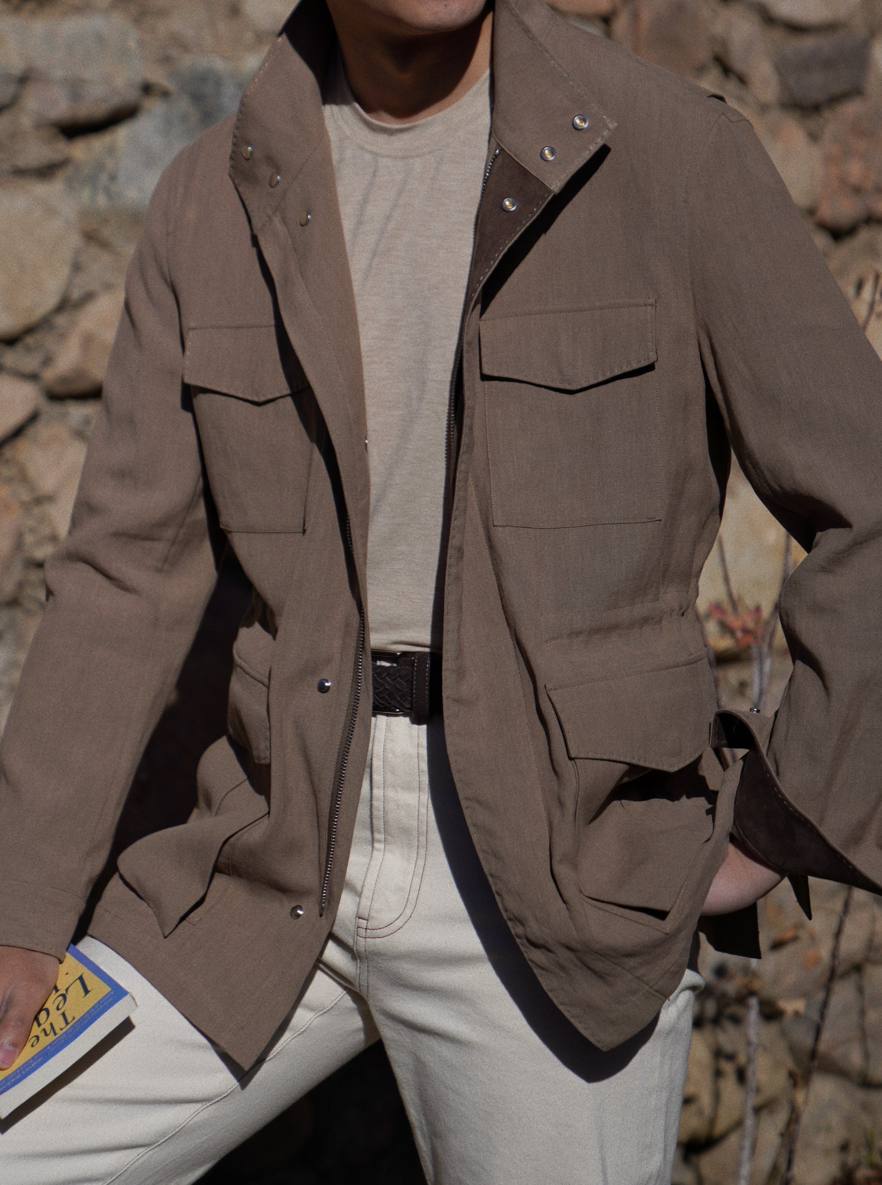 MTO Solbiati Art Du Lin II Linen M65 Jacket #758