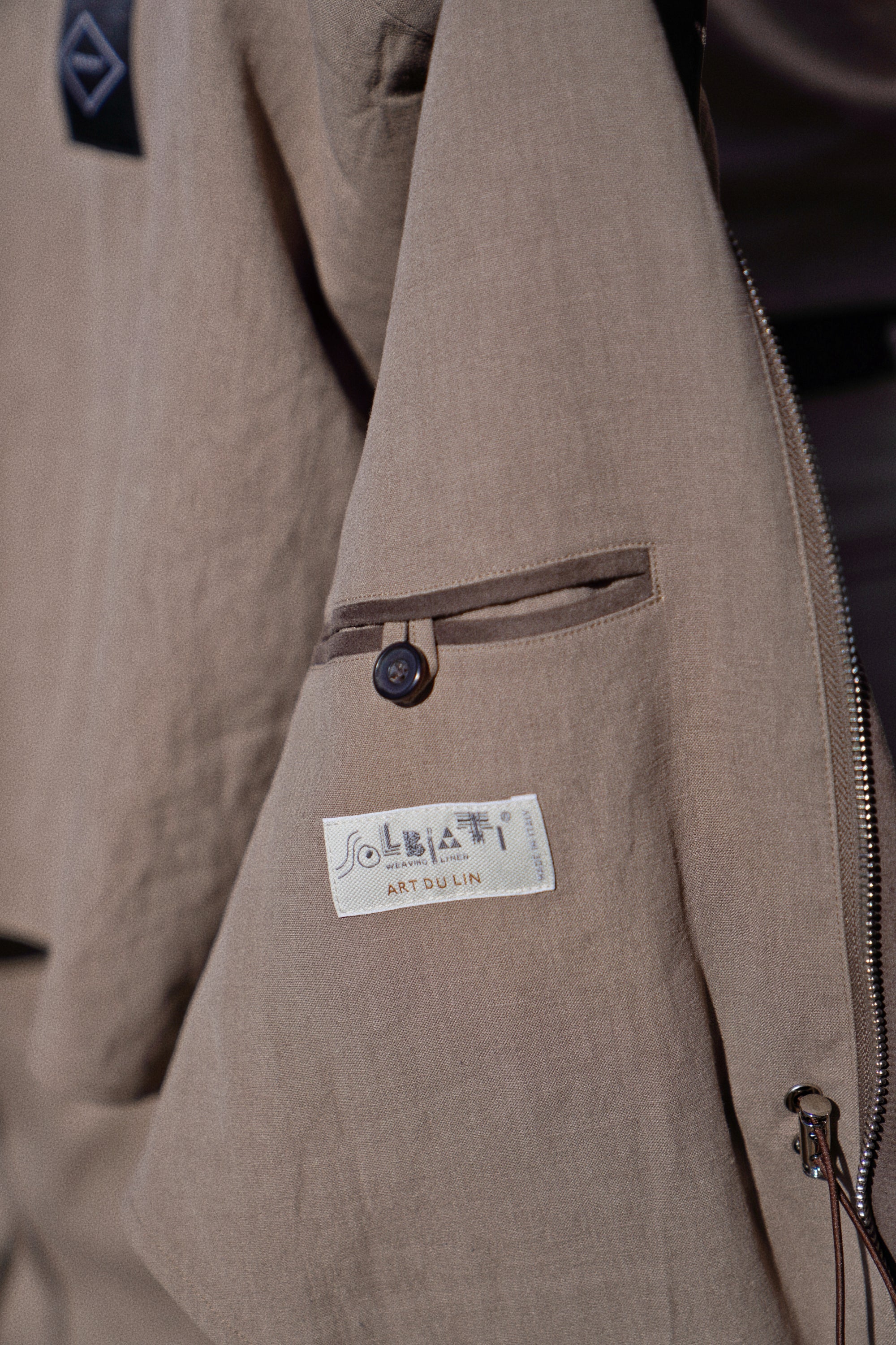 MTO Solbiati Art Du Lin II Linen M65 Jacket #758