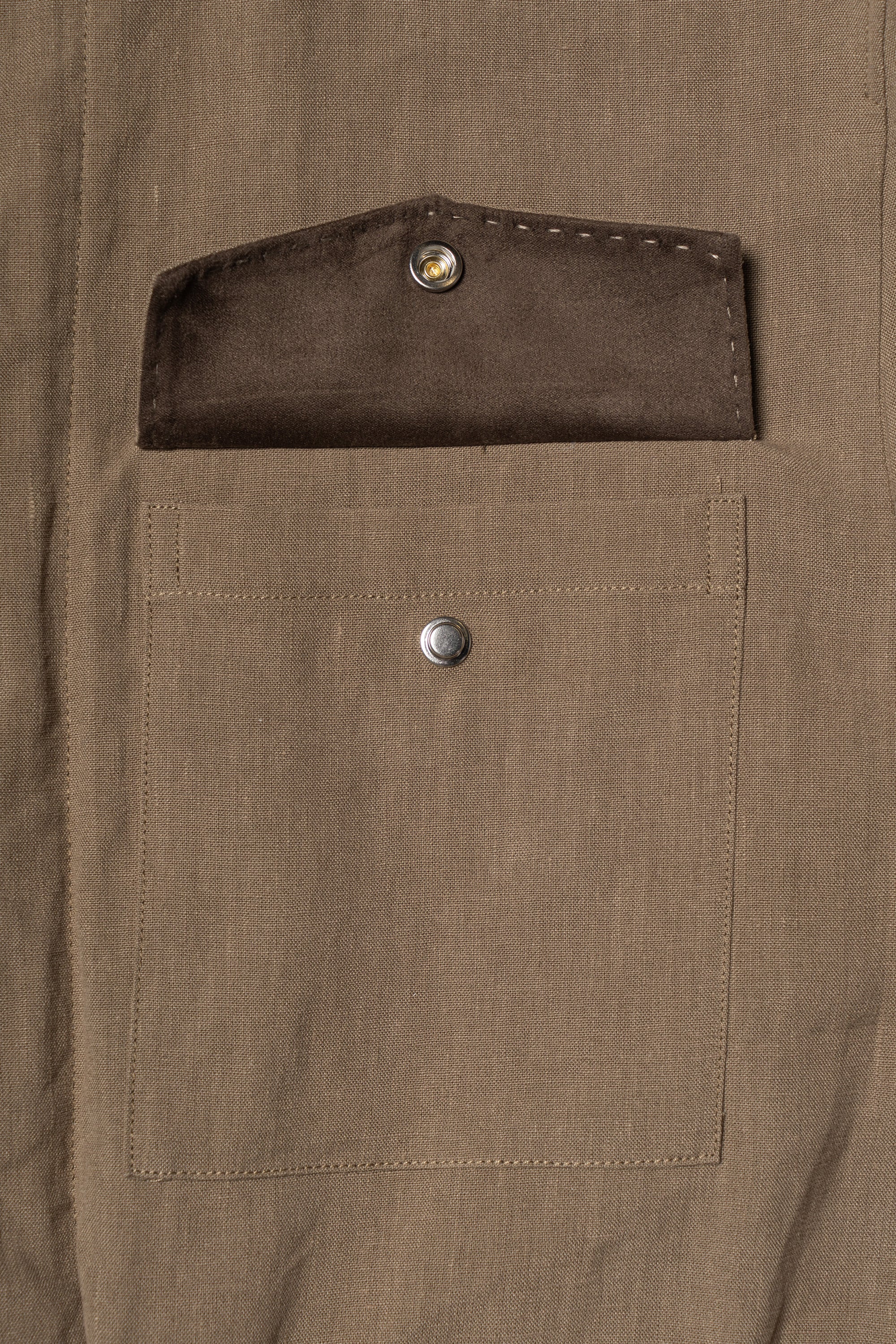MTO Solbiati Art Du Lin II Linen M65 Jacket #758