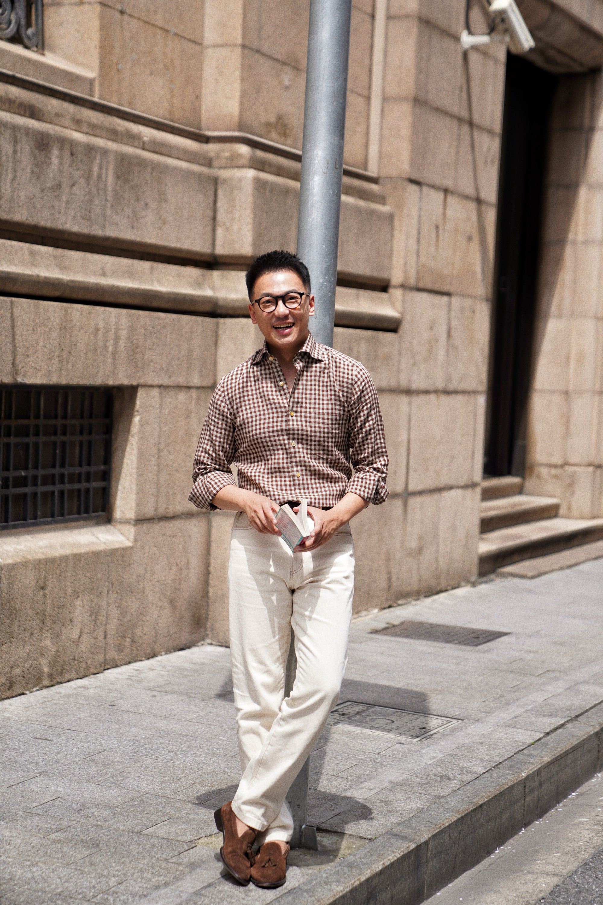 MTO Plaid Linen Shirt #504 #505