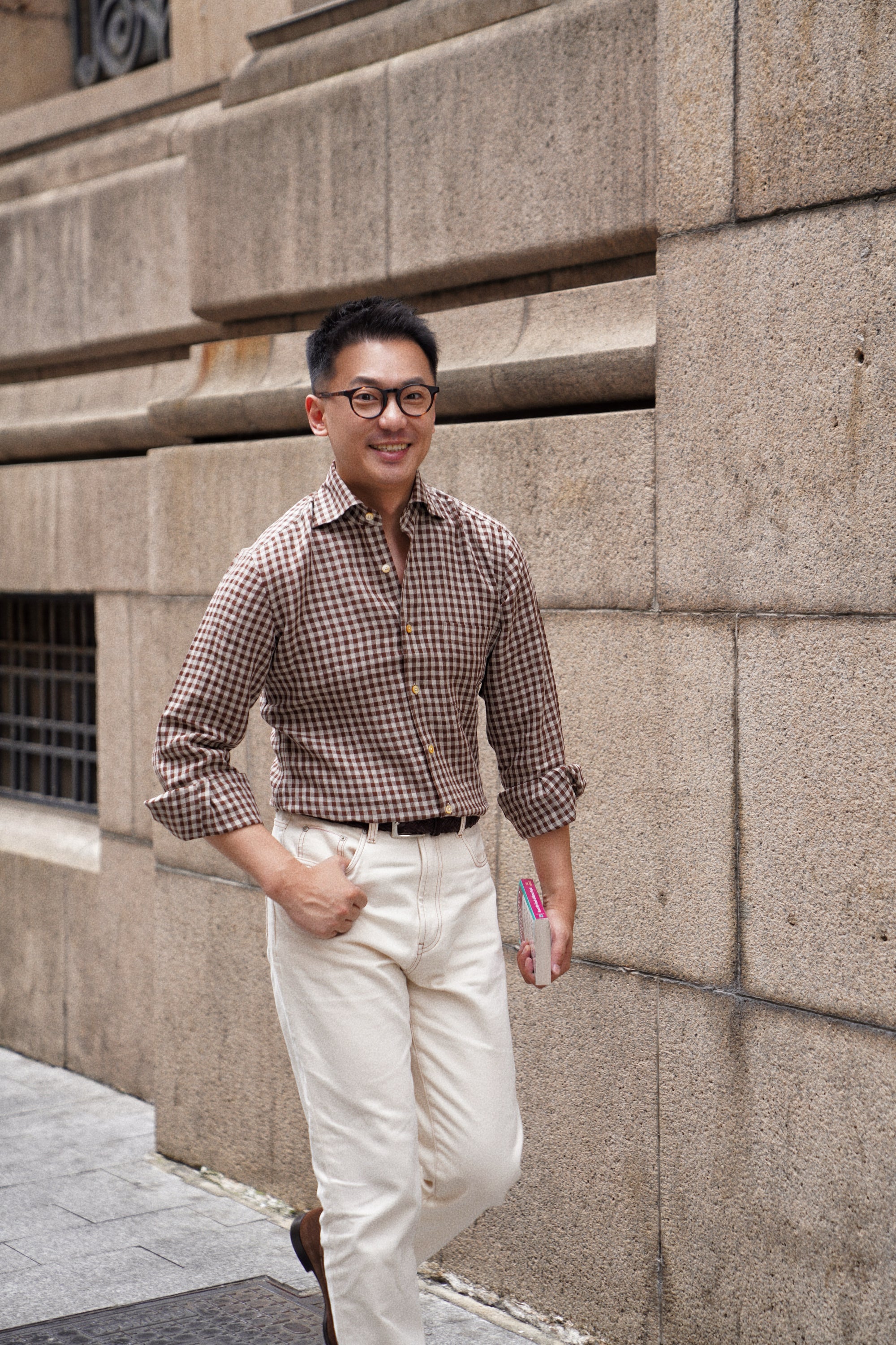 MTO Plaid Linen Shirt #504 #505
