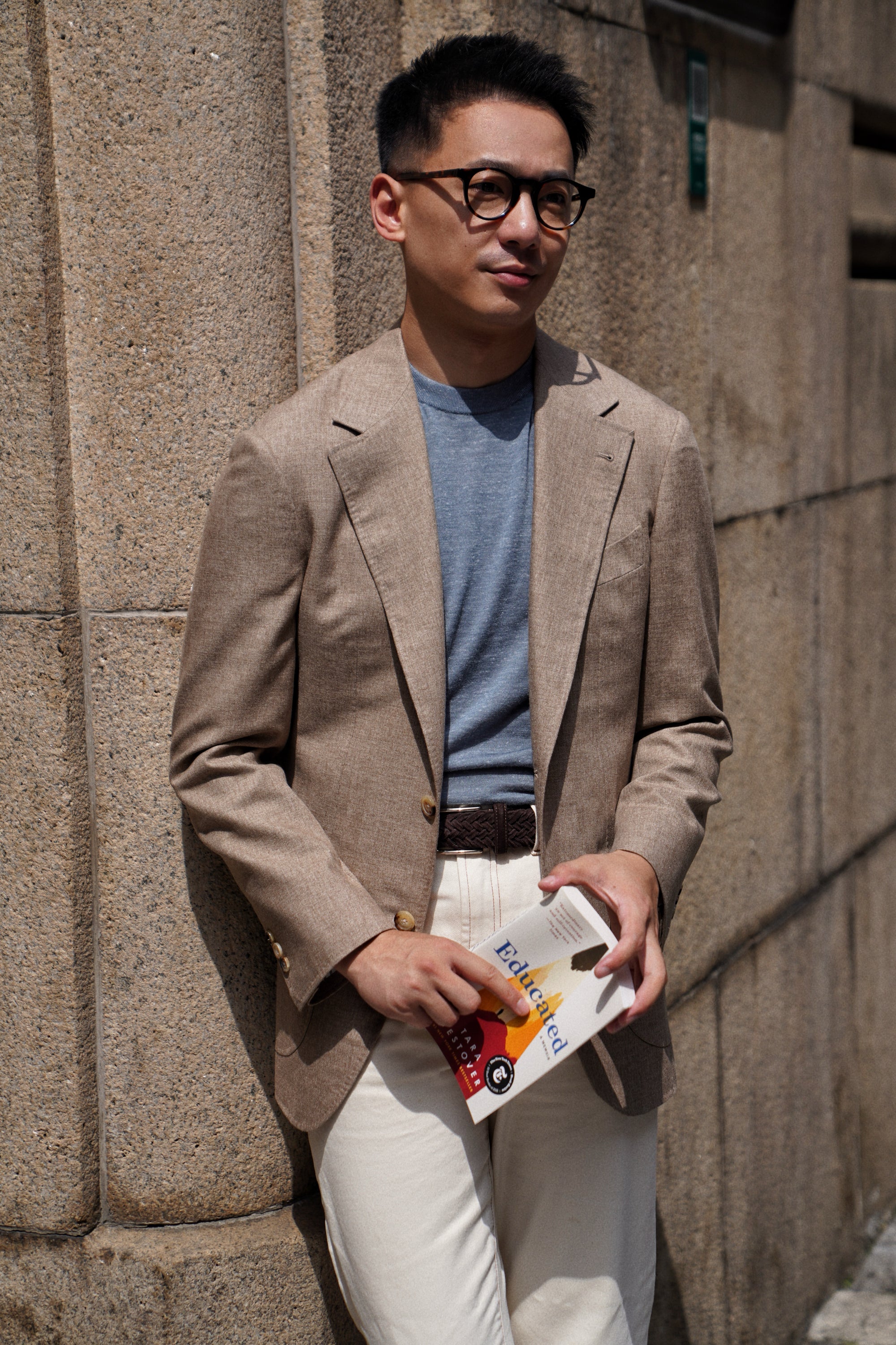 MTO Oatmeal Cashmere Silk Jacket #799