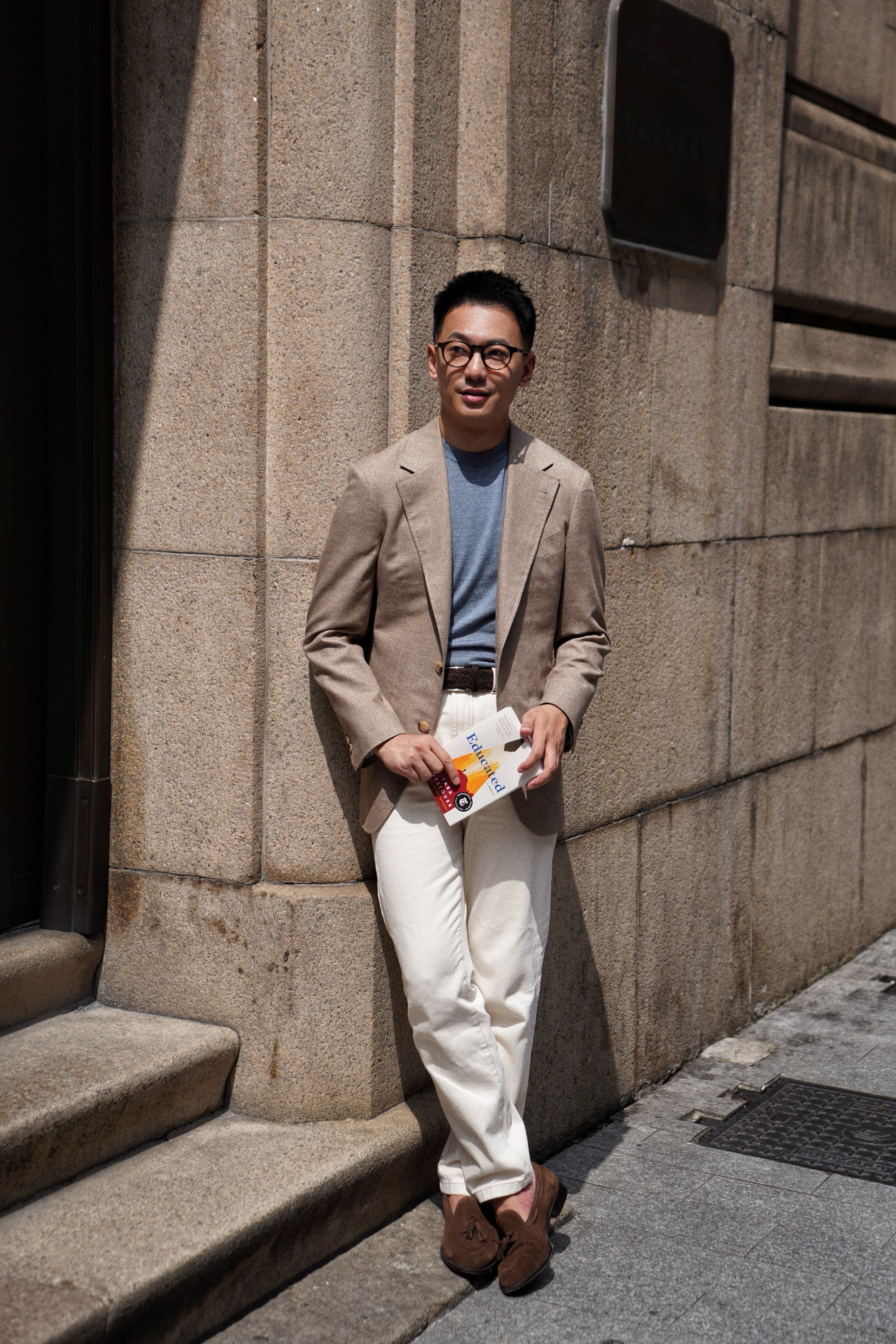 MTO Oatmeal Cashmere Silk Jacket #799
