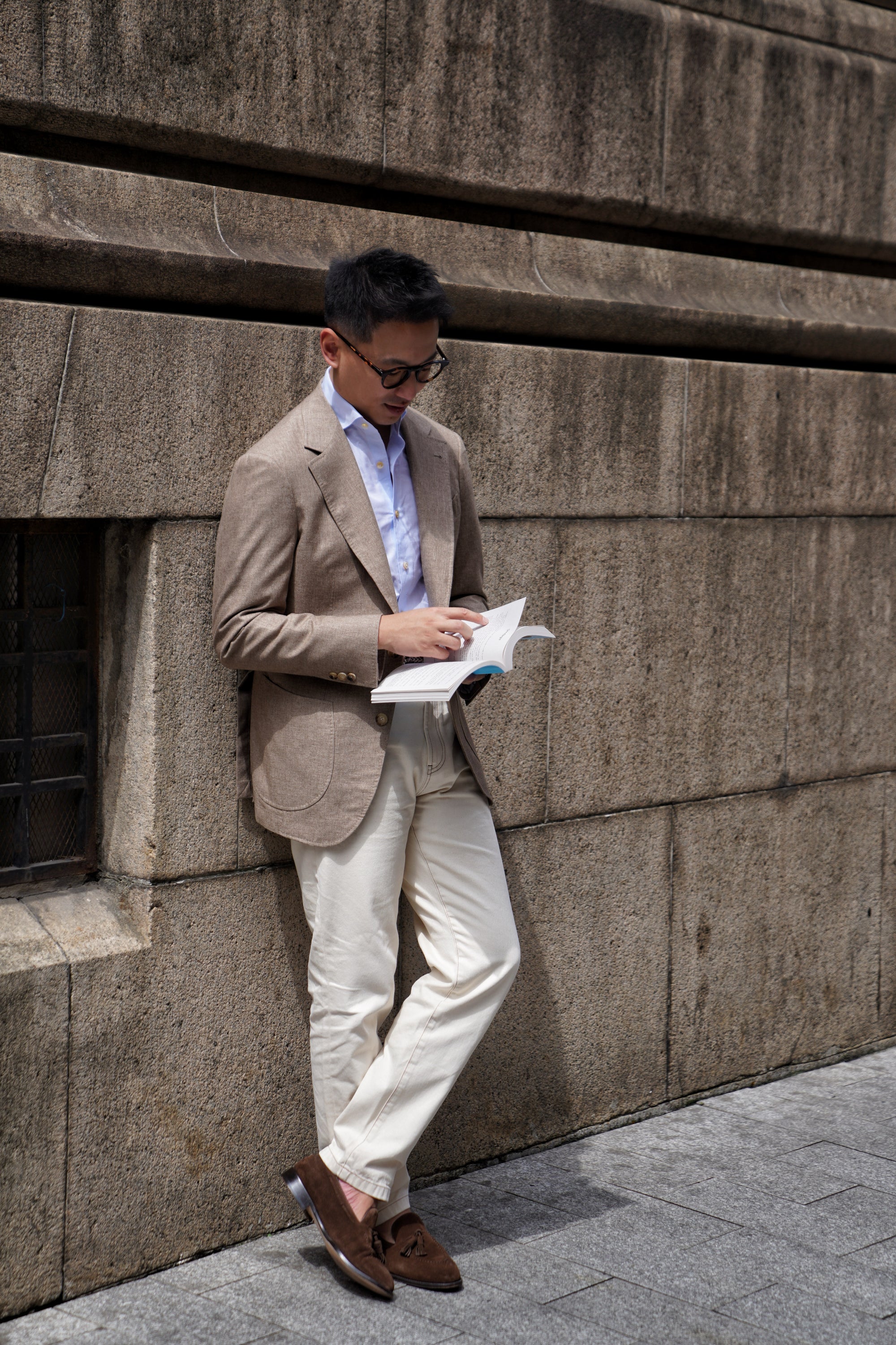 MTO Oatmeal Cashmere Silk Jacket #799