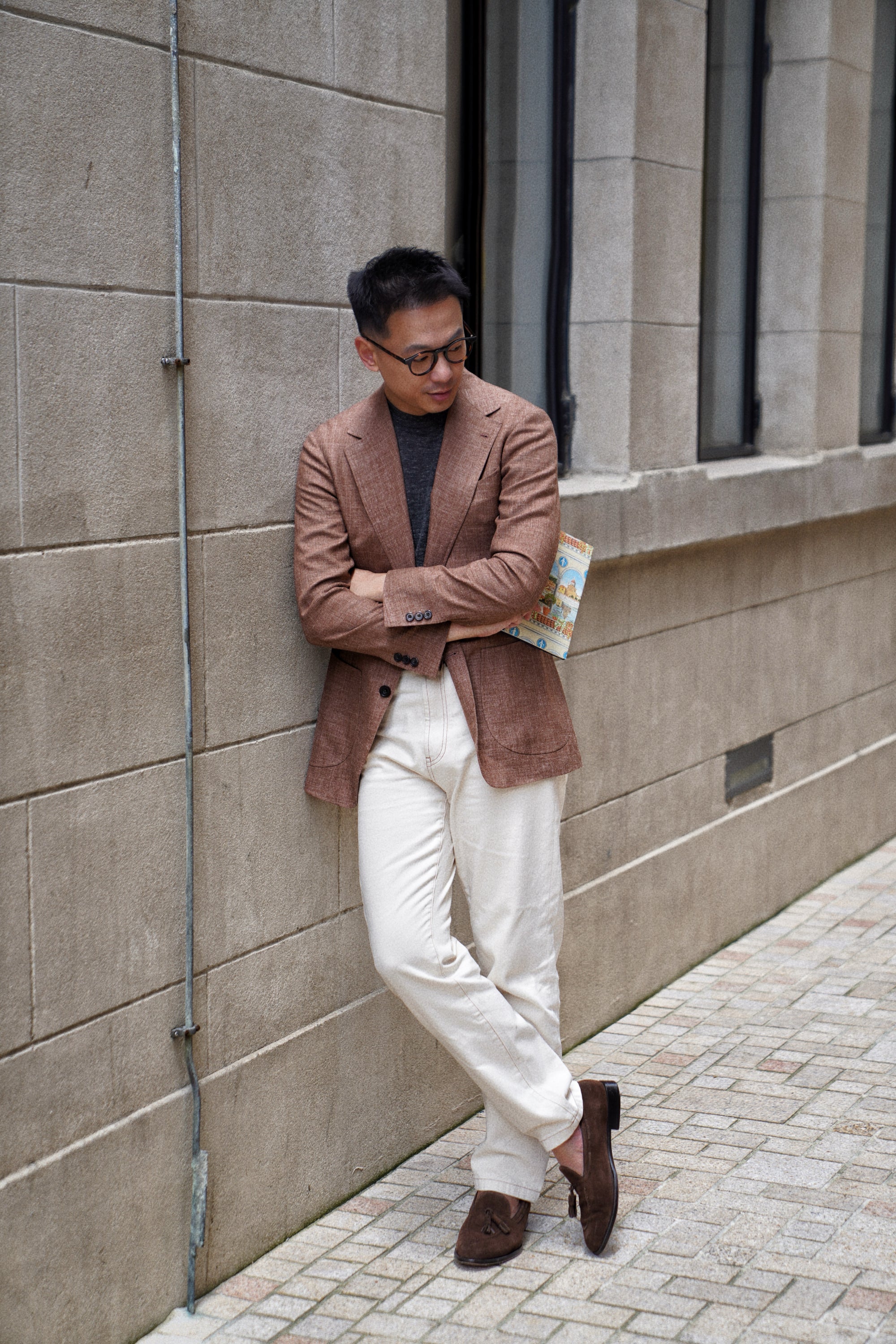 MTO Tangerine Wool Silk Nettle Jacket #805