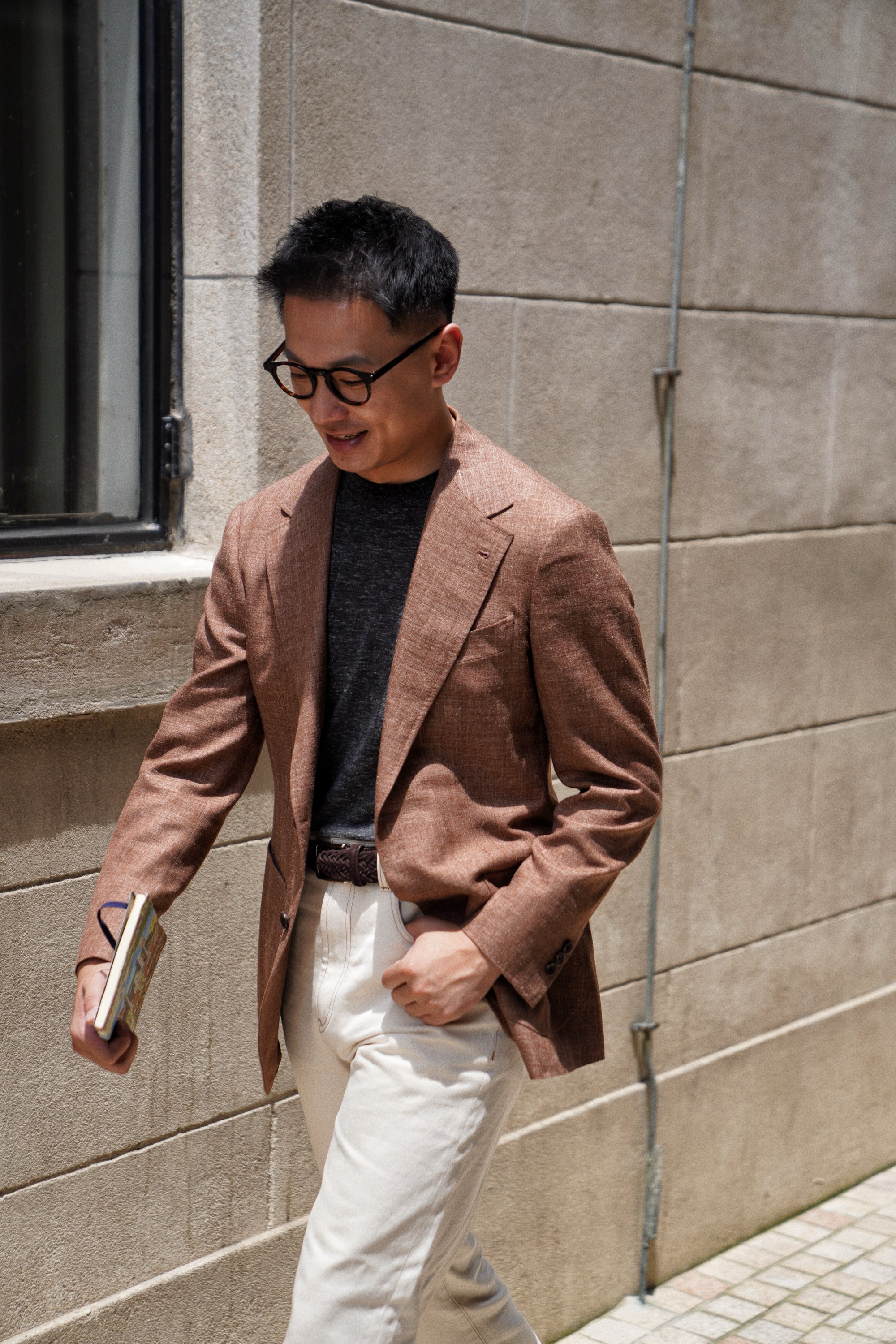 MTO Tangerine Wool Silk Nettle Jacket #805