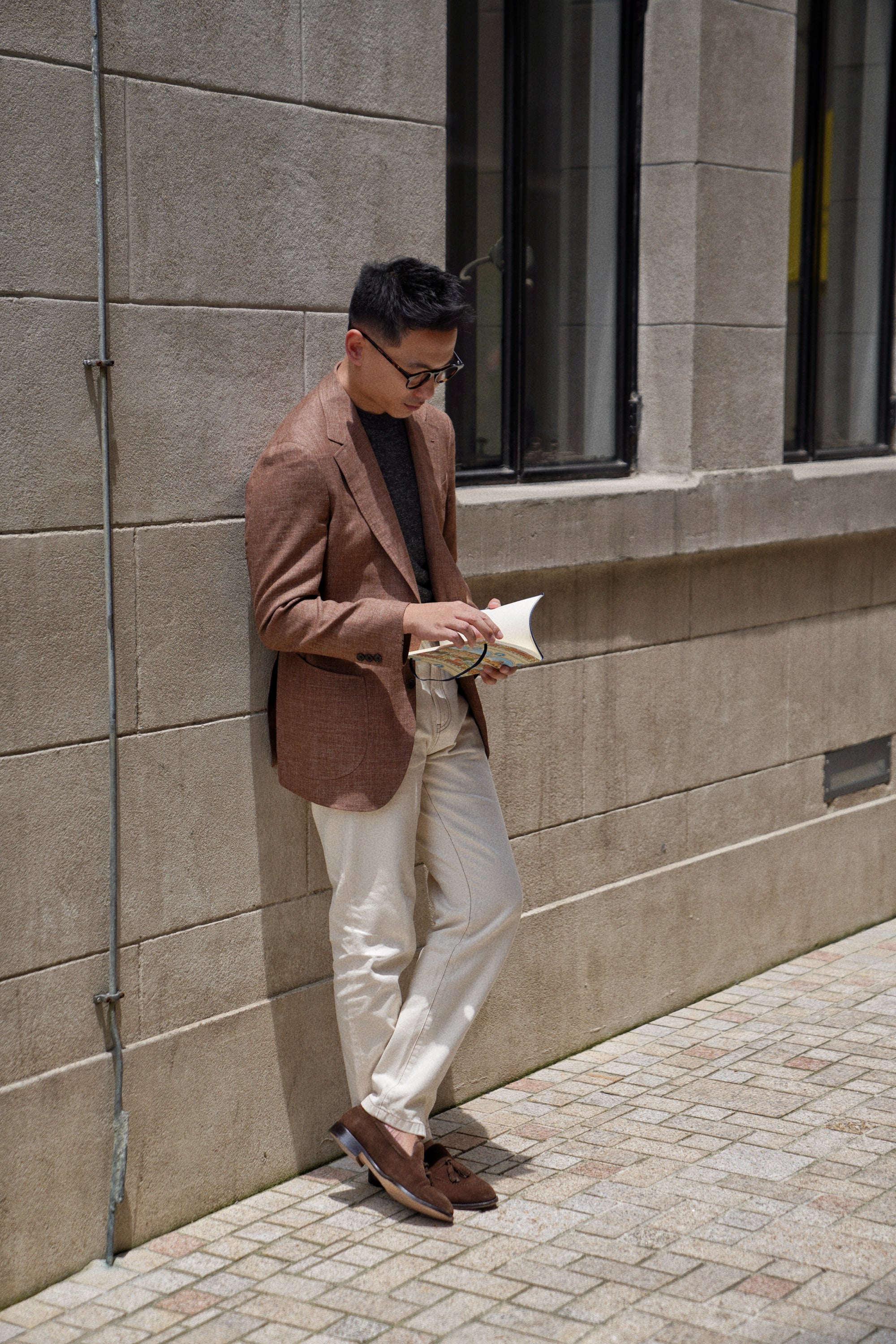 MTO Tangerine Wool Silk Nettle Jacket #805