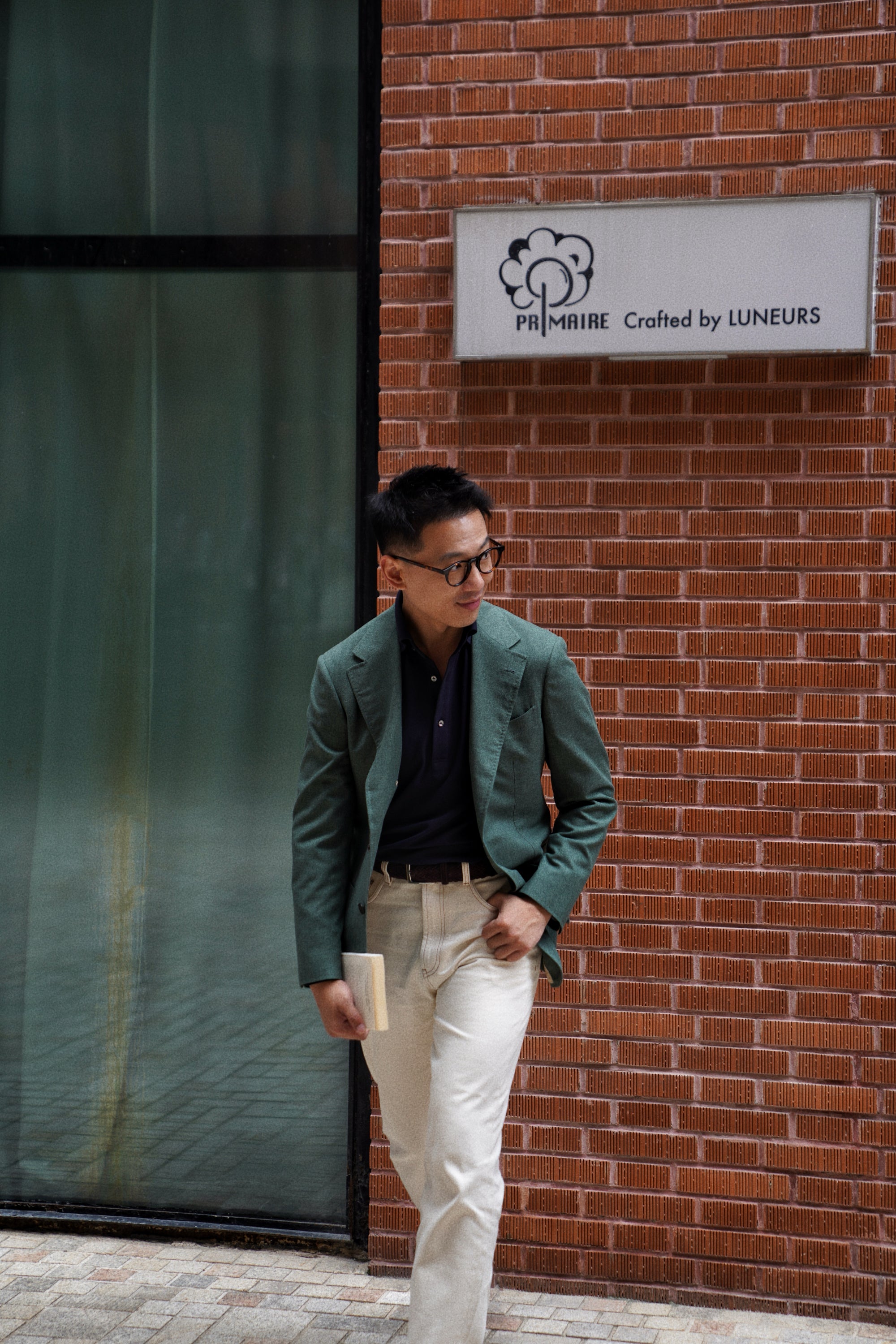 MTO Moss Green Cashmere Silk Jacket #801