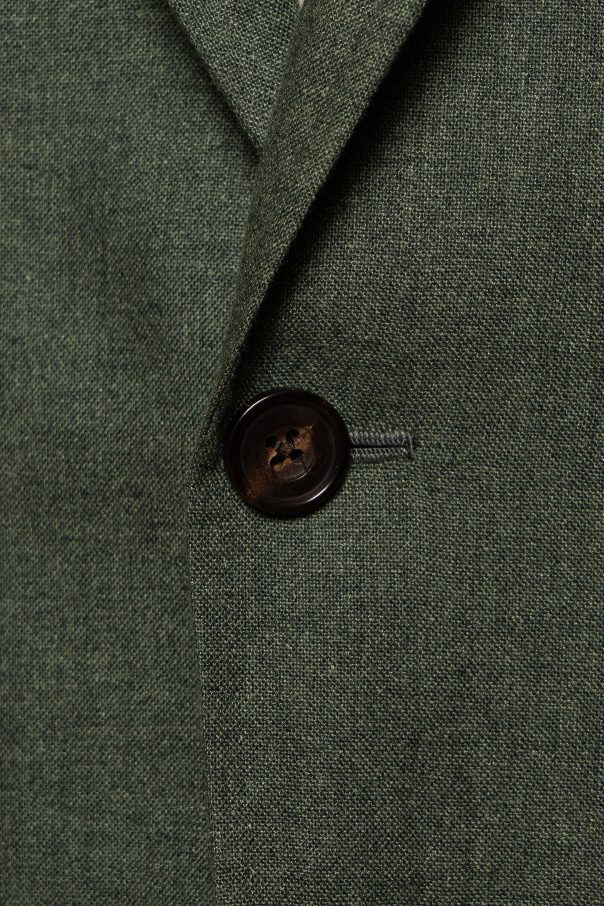 MTO Moss Green Cashmere Silk Jacket #801